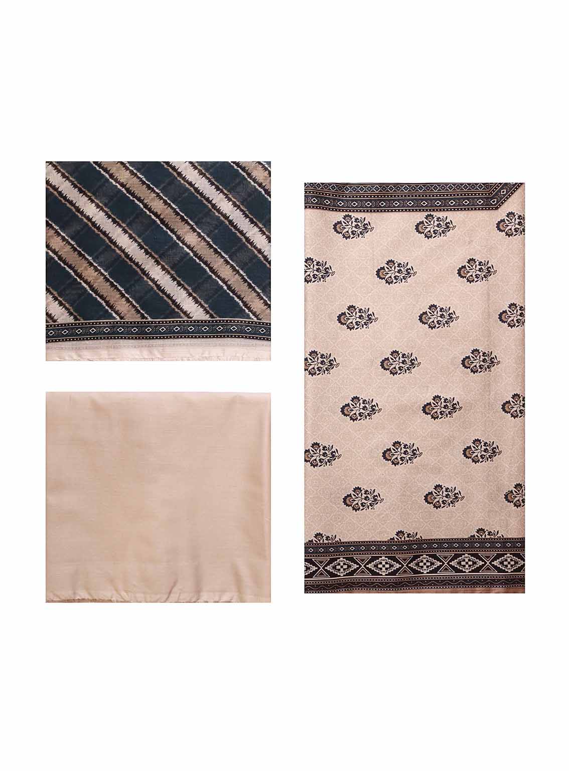 Bin Saeed Digital Printed Cotton Suits Unstitched 3 Piece - BS25C 32