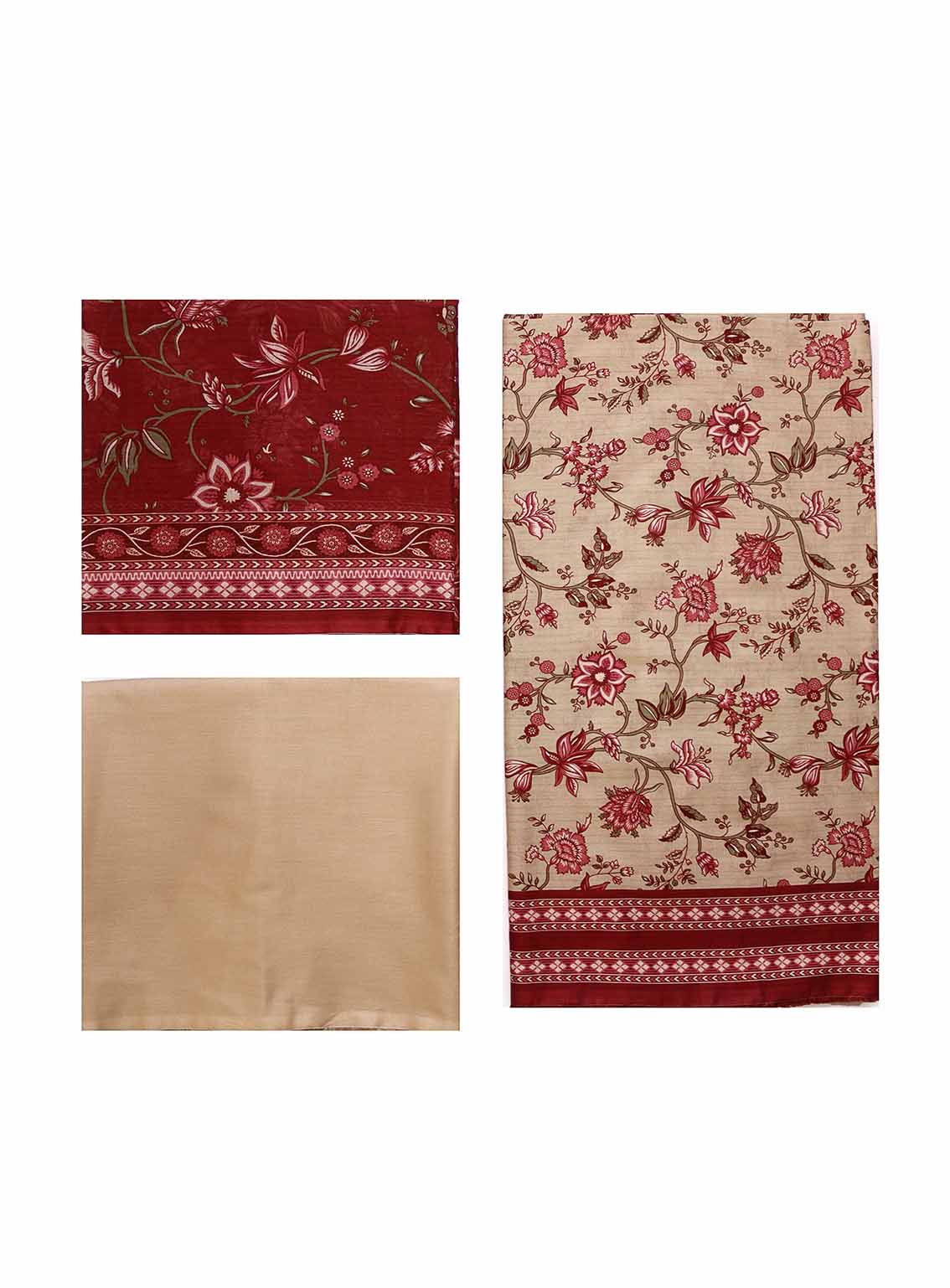 Bin Saeed Digital Printed Cotton Suits Unstitched 3 Piece - BS25C 39