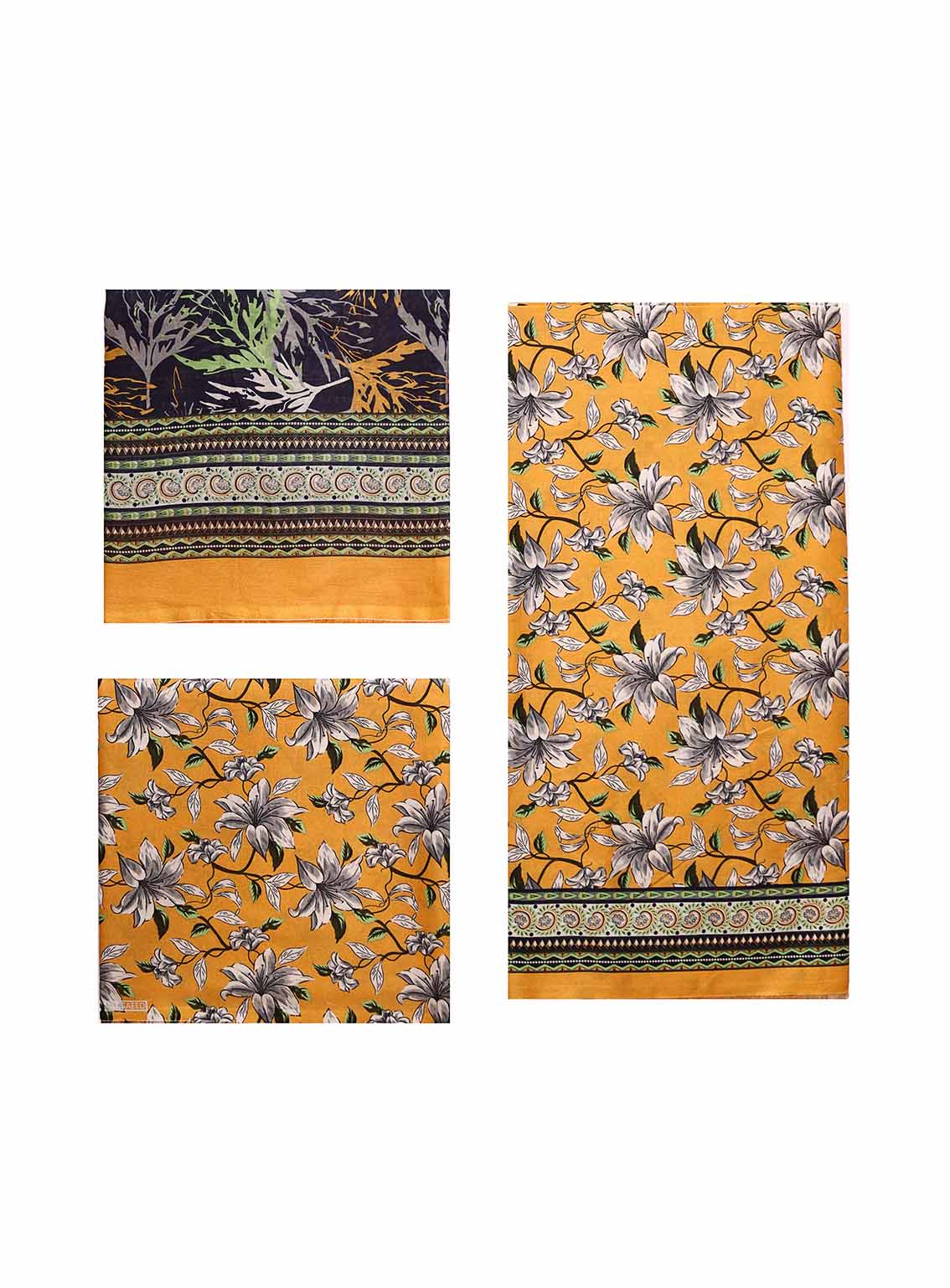Bin Saeed Digital Printed Cotton Suits Unstitched 3 Piece - BS25C ALL09