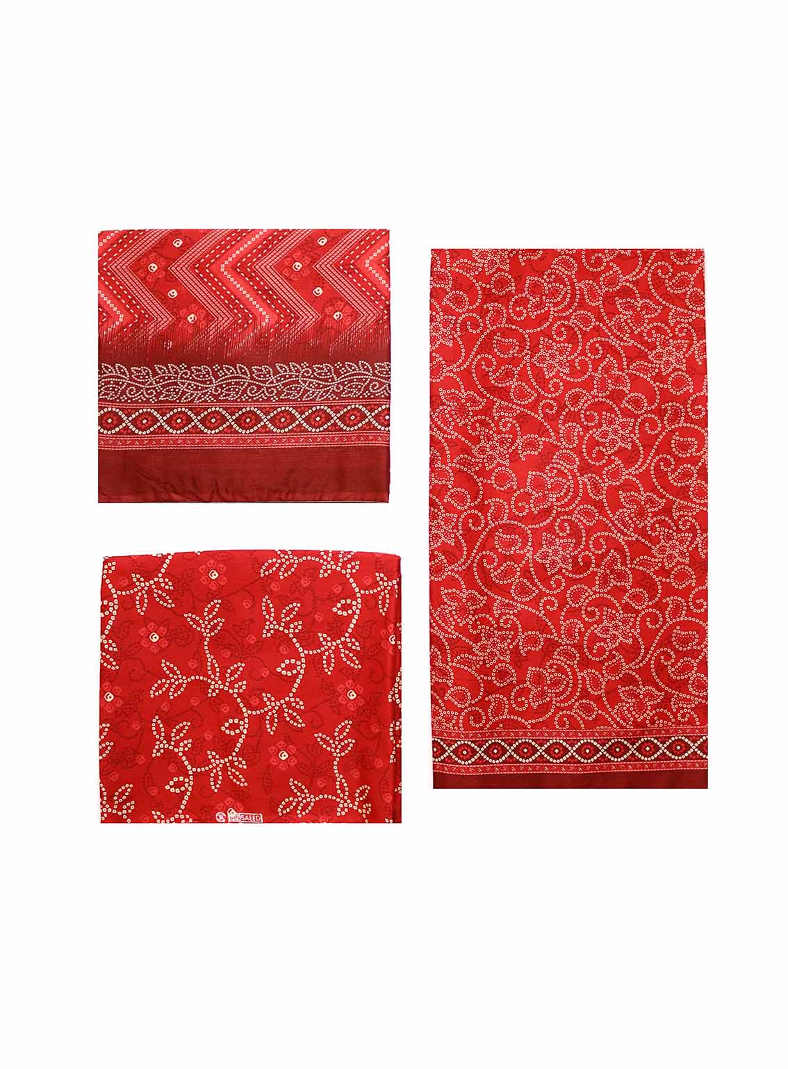 Bin Saeed Digital Printed Cotton Suits Unstitched 3 Piece - BS25C ALL11