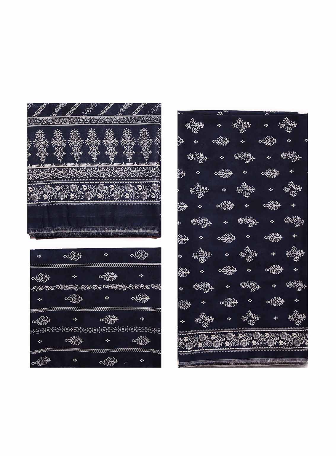 Bin Saeed Digital Printed Cotton Suits Unstitched 3 Piece - BS25C ALL16