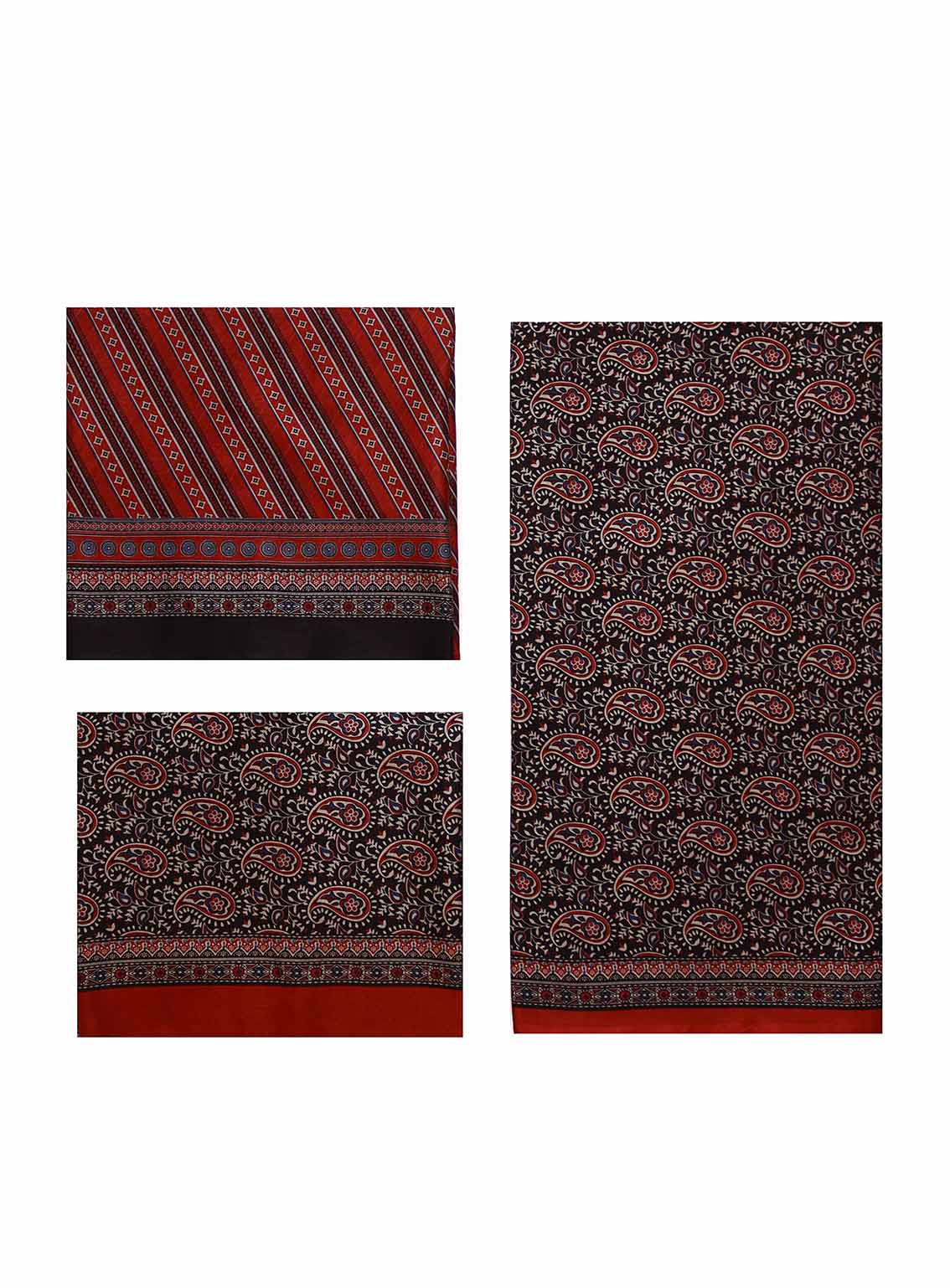Bin Saeed Digital Printed Cotton Suits Unstitched 3 Piece - BS25C ALL27