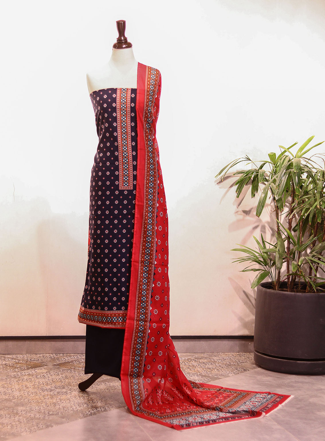 Bin Saeed Digital Printed Cotton Suits Unstitched 3 Piece - BS25DPC 169