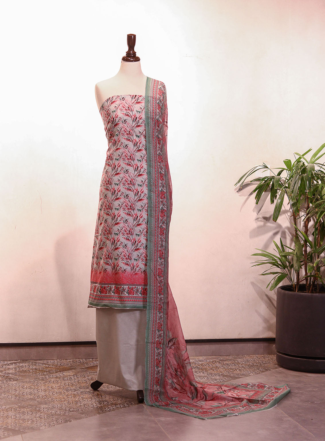 Bin Saeed Digital Printed Cotton Suits Unstitched 3 Piece - BS25DPC 54