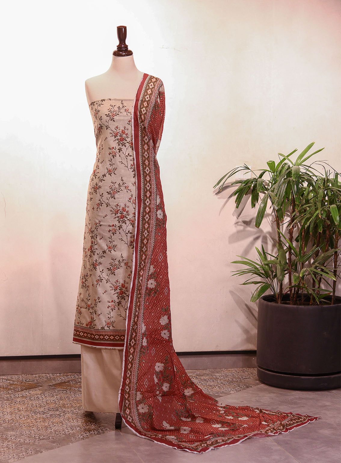 Bin Saeed Digital Printed Cotton Suits Unstitched 3 Piece - BS25DPC 67