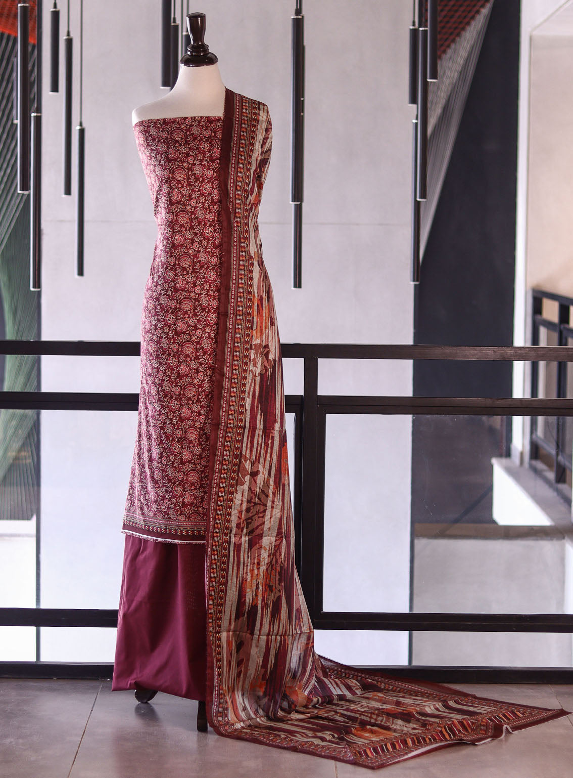 Bin Saeed Digital Printed Lawn Suits Unstitched 3 Piece - BS26P 524