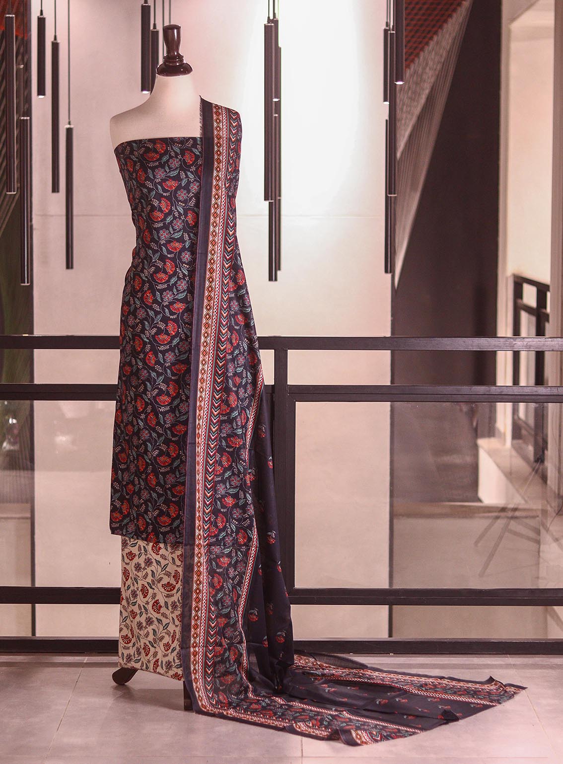 Bin Saeed Digital Printed Lawn Suits Unstitched 3 Piece BS26P 227