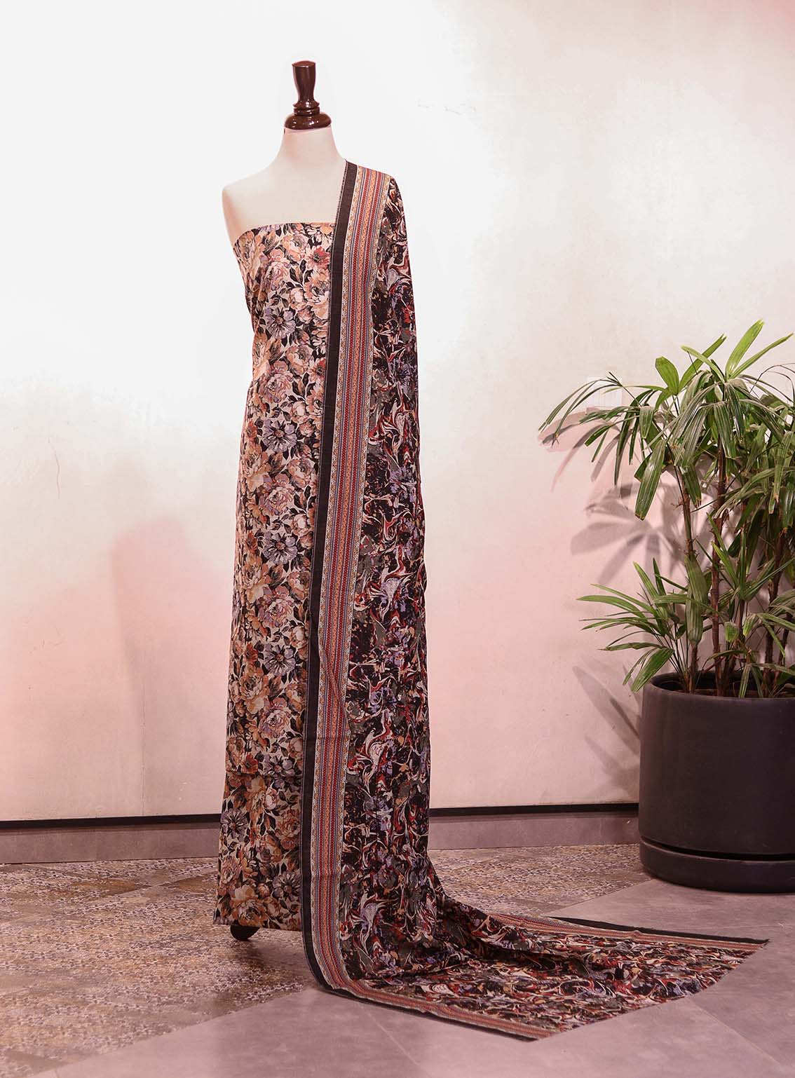 Bin Saeed Printed Khaddar Suits Unstitched 3 Piece - BS25K ALL17