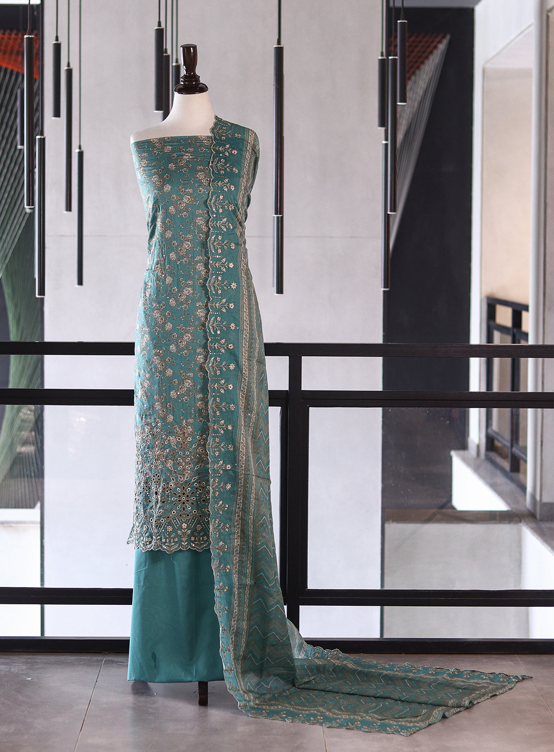 Bin Saeed Digital Embroidered Lawn 3 Piece Unstitched Suits BS26DEL D-791
