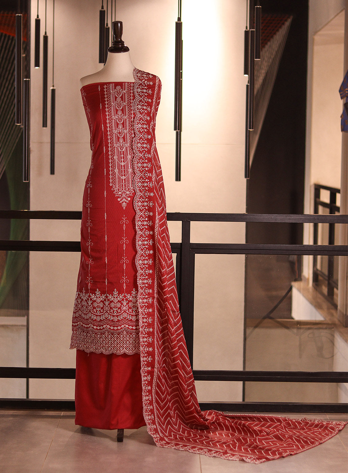 Bin Saeed Digital Embroidered Lawn 3 Piece Unstitched Suits BS26DEL D-985