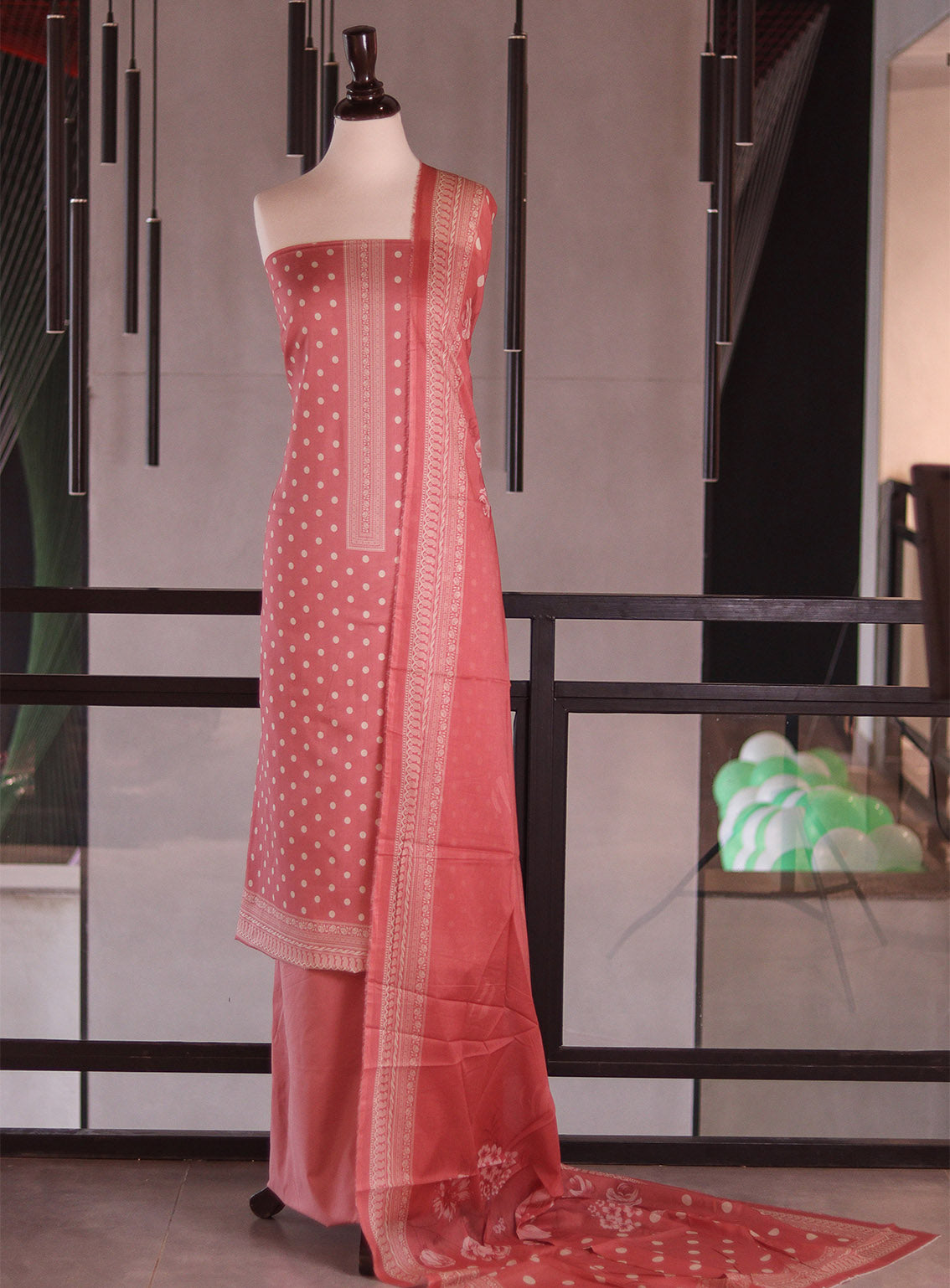Bin Saeed Digital Printed Cotton 3 Piece Unstitched Suit BS26DPL D-001