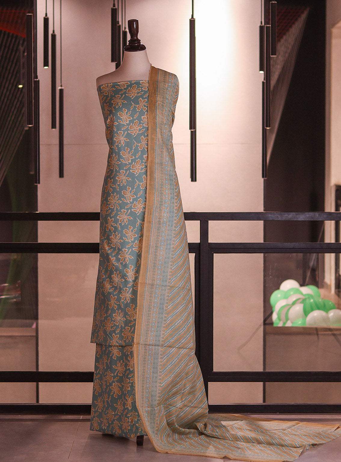 Bin Saeed Digital Printed Cotton 3 Piece Unstitched Suit BS26DPL D-ALL04-FZ