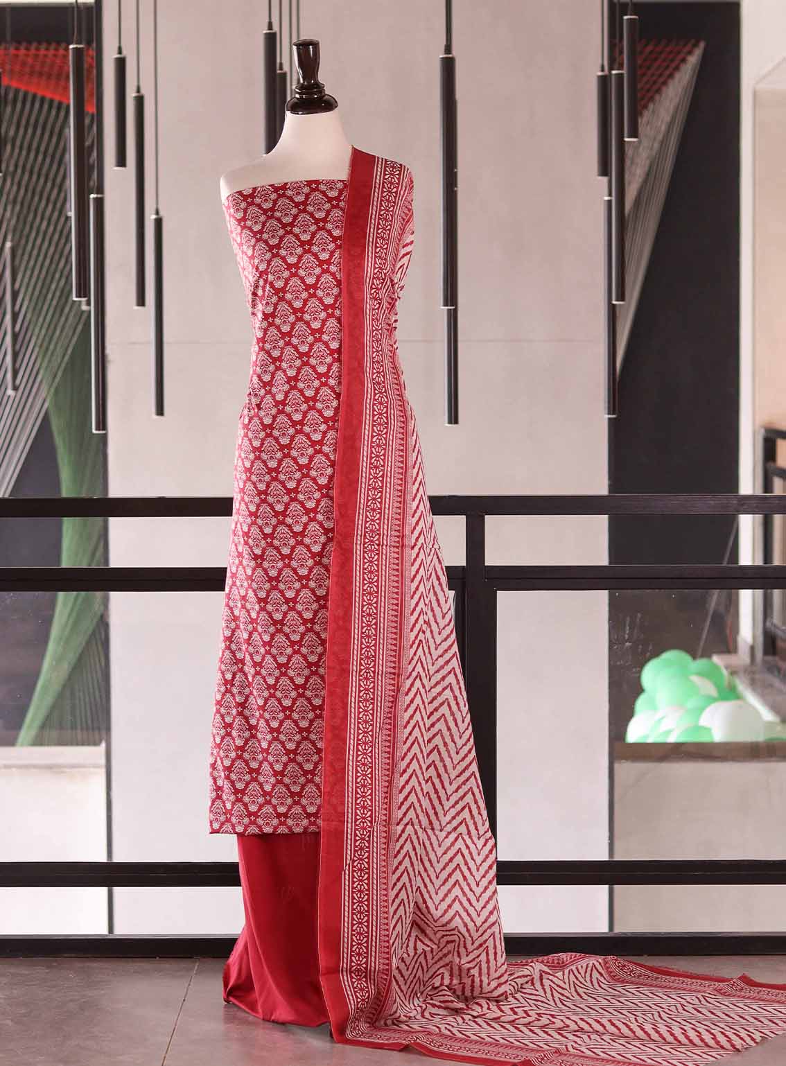 Bin Saeed Digital Printed Cotton 3 Piece Unstitched Suits BS26DPL D-ALL23