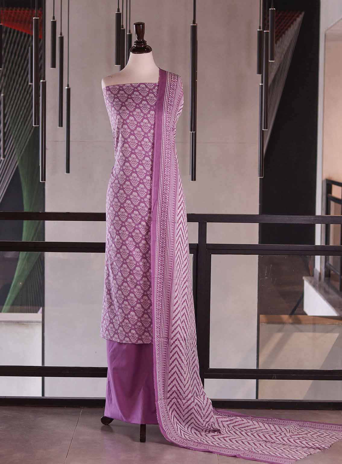 Bin Saeed Digital Printed Cotton 3 Piece Unstitched Suits BS26DPL D-ALL30