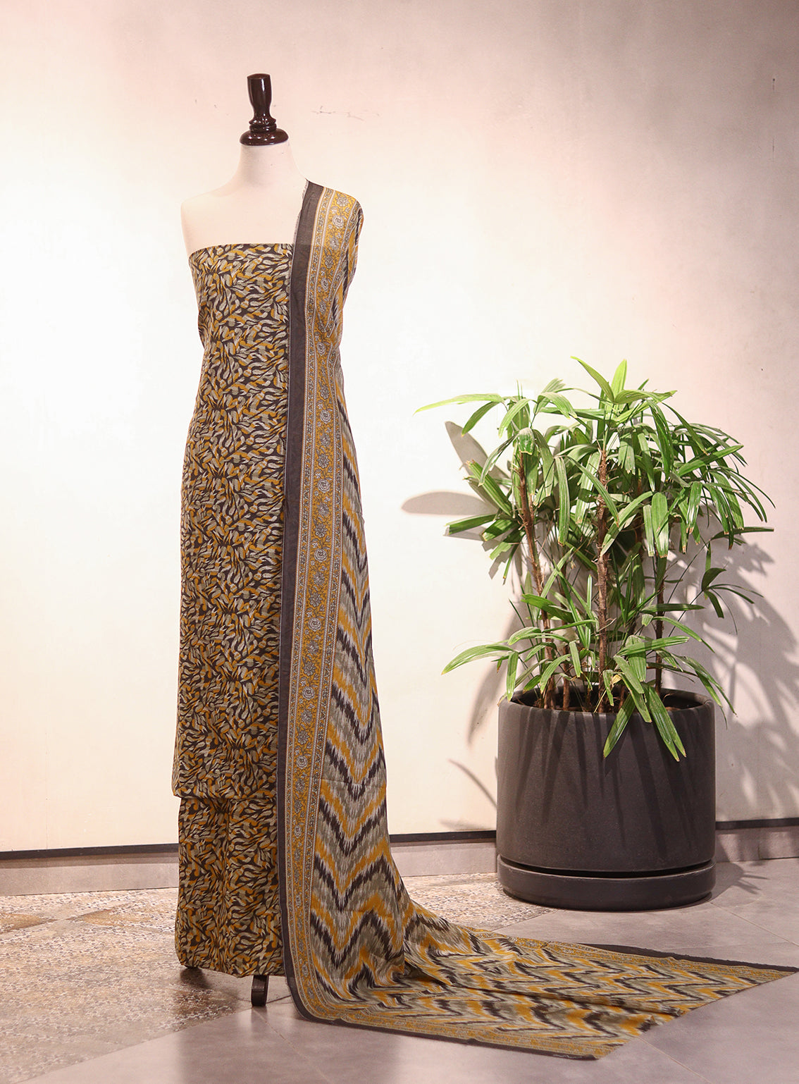 Bin Saeed Digital Printed Lawn 3 Piece Unstitched Suit BS26P D-ALL34