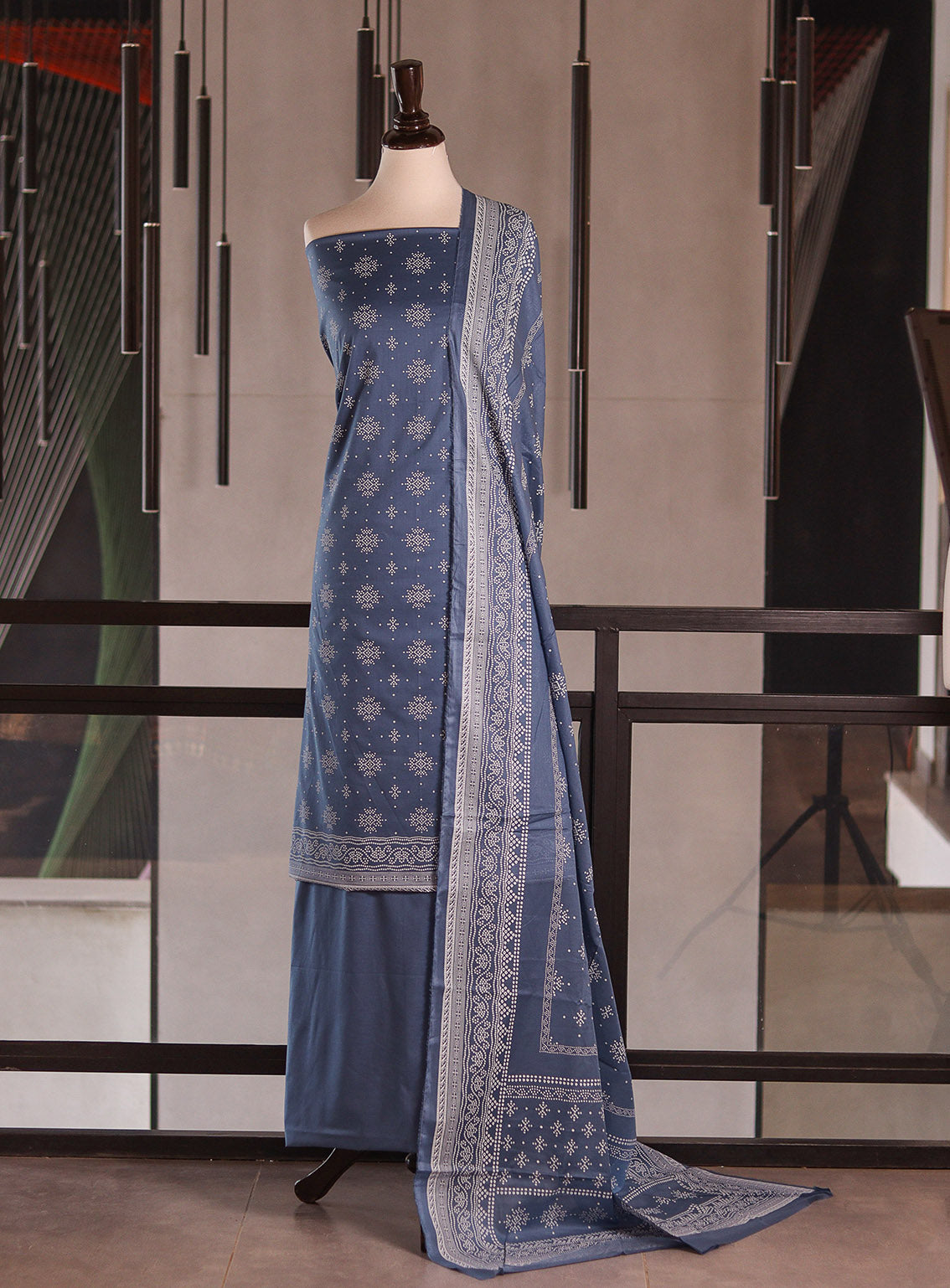 Bin Saeed Digital Printed Lawn 3 Piece Unstitched Suits BS26DPL D-1073