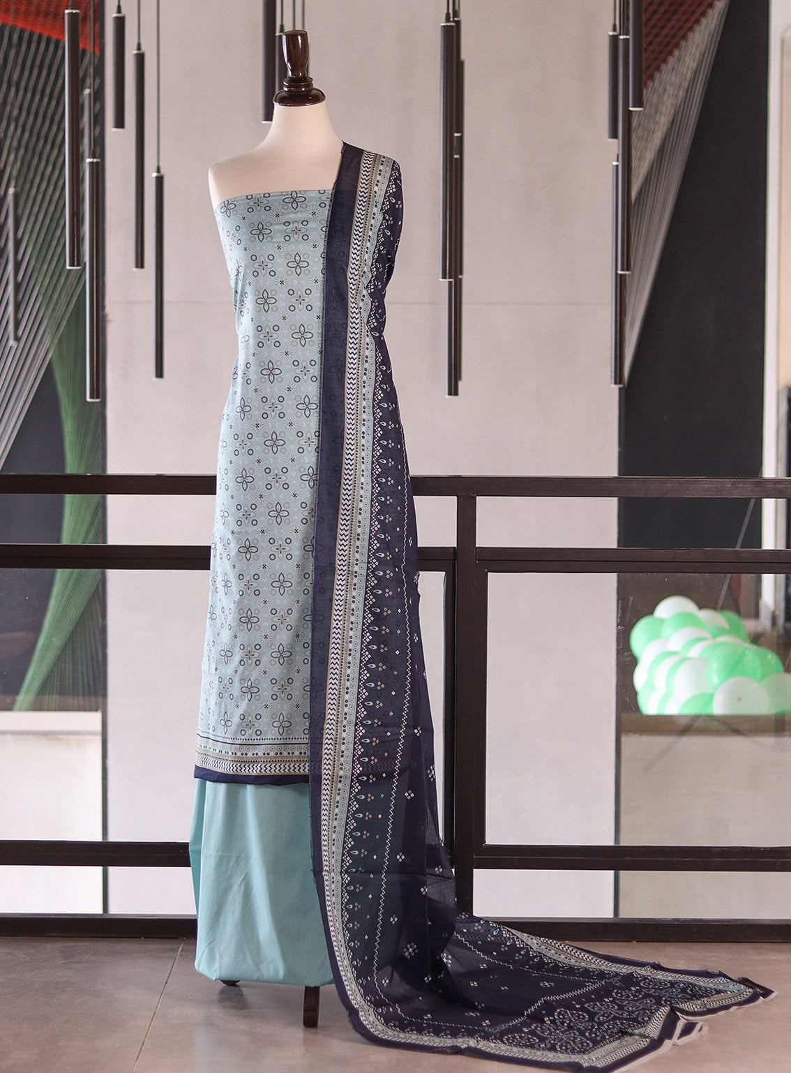 Bin Saeed Digital Printed Lawn 3 Piece Unstitched Suits BS26DPL D-629