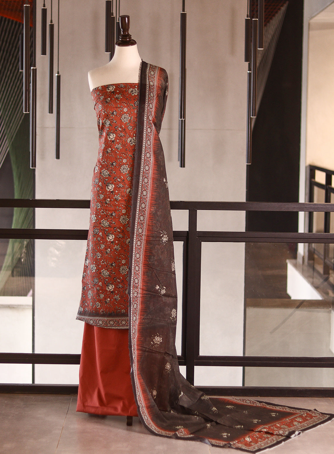 Bin Saeed Digital Printed Lawn 3 Piece Unstitched Suits BS26DPL D-860