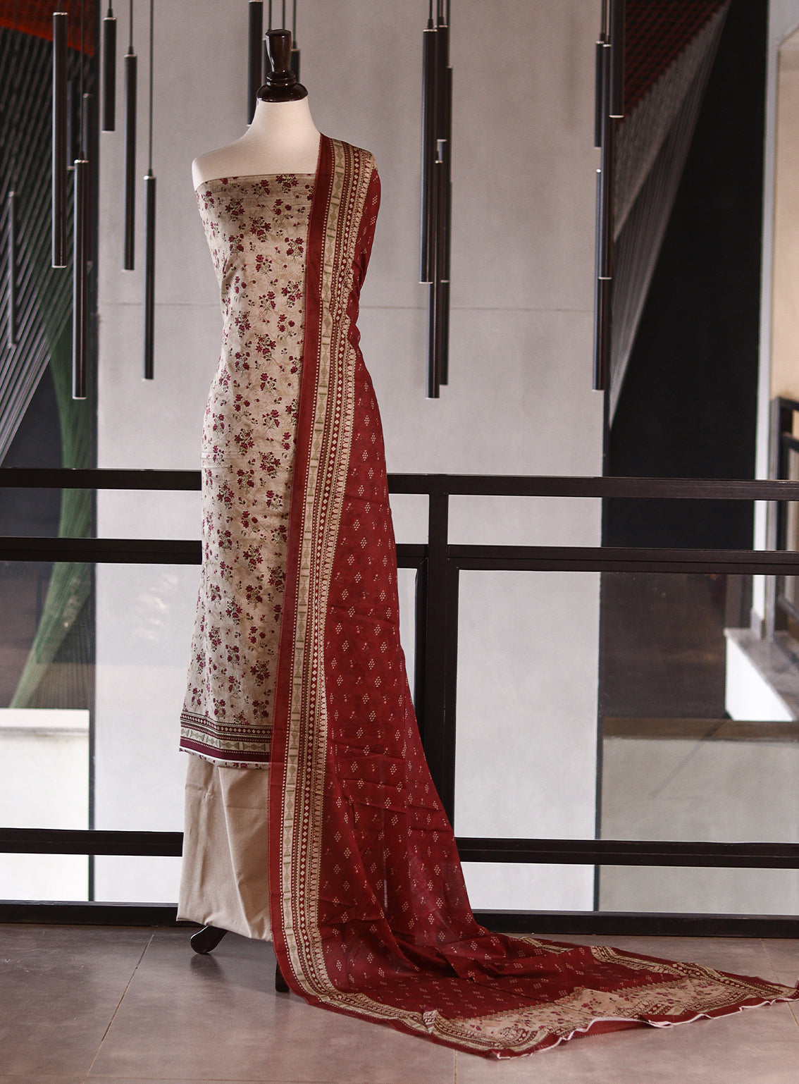 Bin Saeed Digital Printed Lawn 3 Piece Unstitched Suits BS26DPL D-867