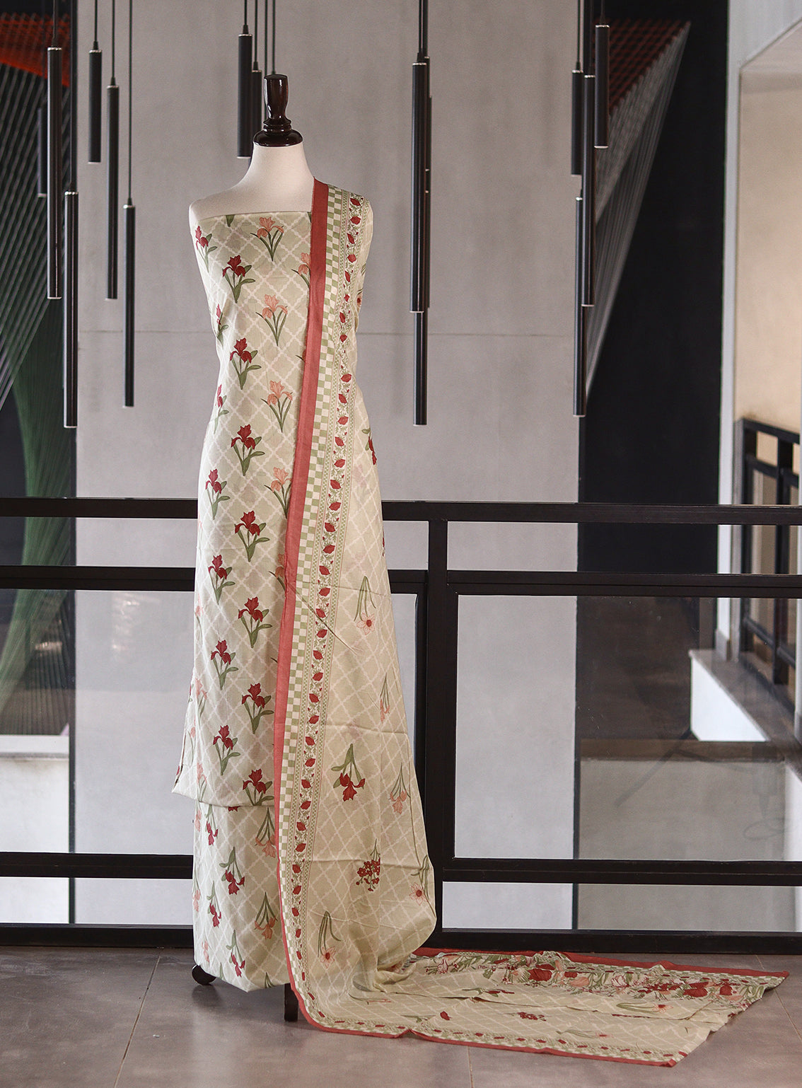 Bin Saeed Digital Printed Lawn 3 Piece Unstitched Suits BS26DPL D-ALL119