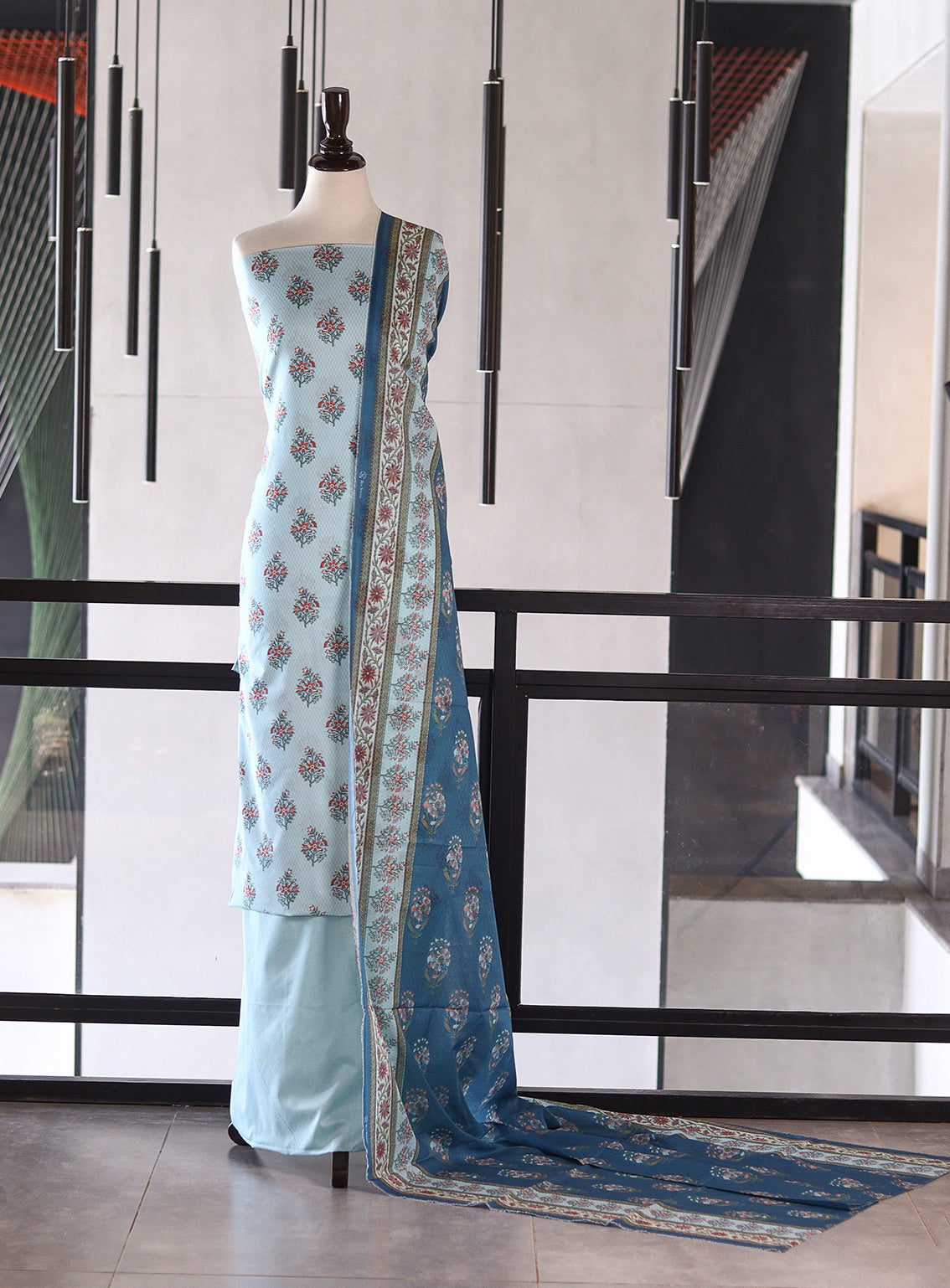 Bin Saeed Digital Printed Lawn 3 Piece Unstitched Suits BS26DPL D-ALL155