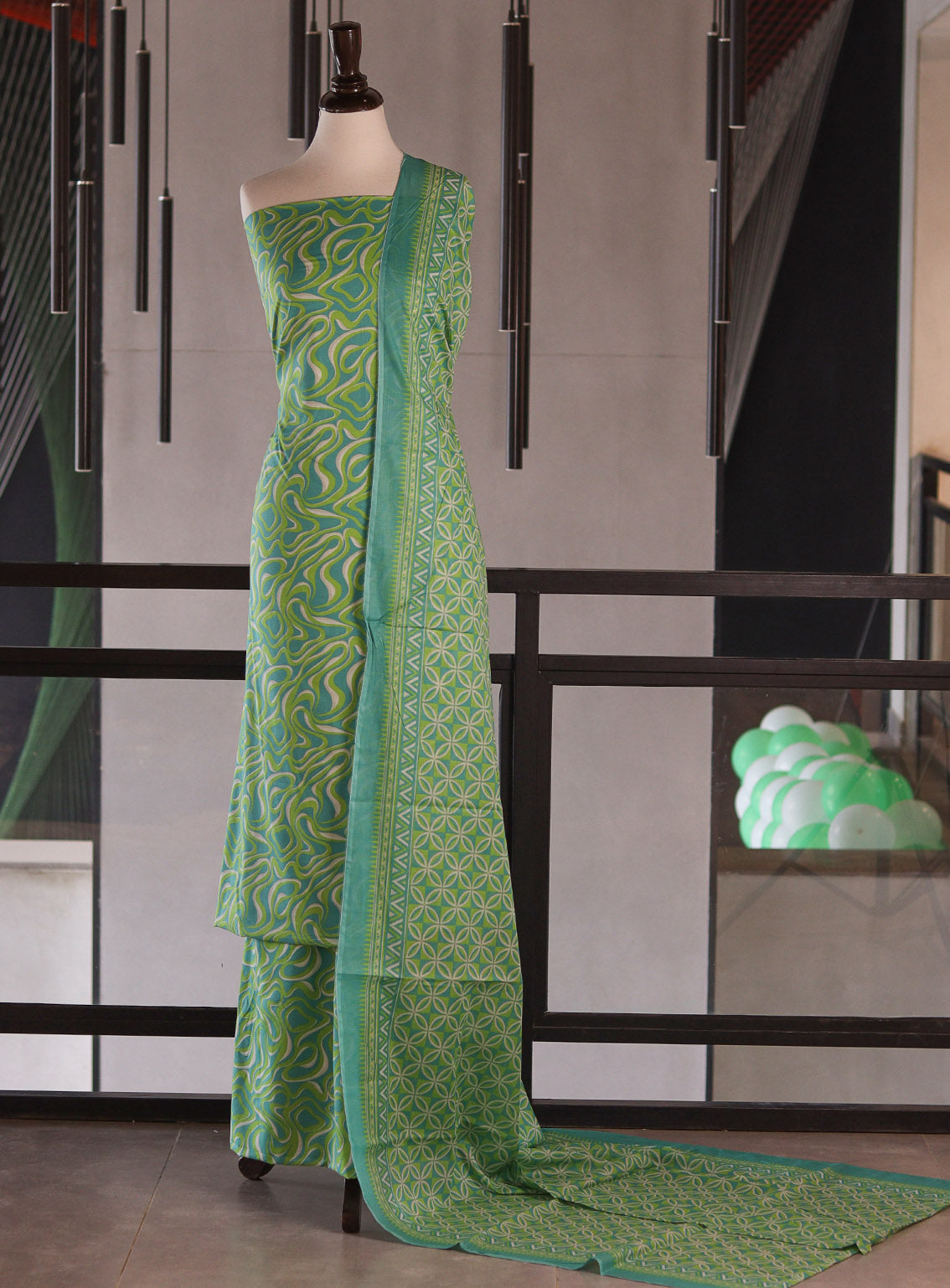 Bin Saeed Digital Printed Lawn 3 Piece Unstitched Suits BS26DPL D-ALL158