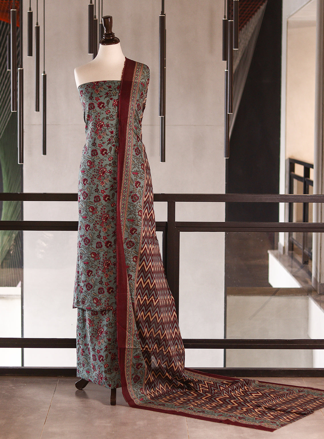 Bin Saeed Digital Printed Lawn 3 Piece Unstitched Suits BS26DPL D-ALL168