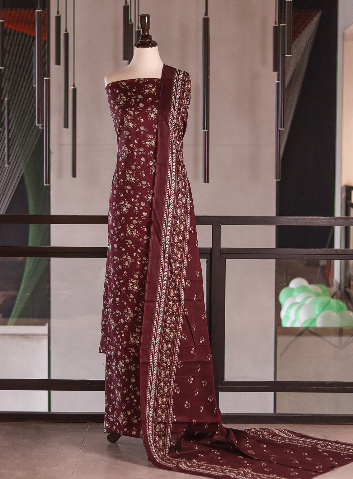 Bin Saeed Digital Printed Lawn 3 Piece Unstitched Suits BS26DPL D-ALL182