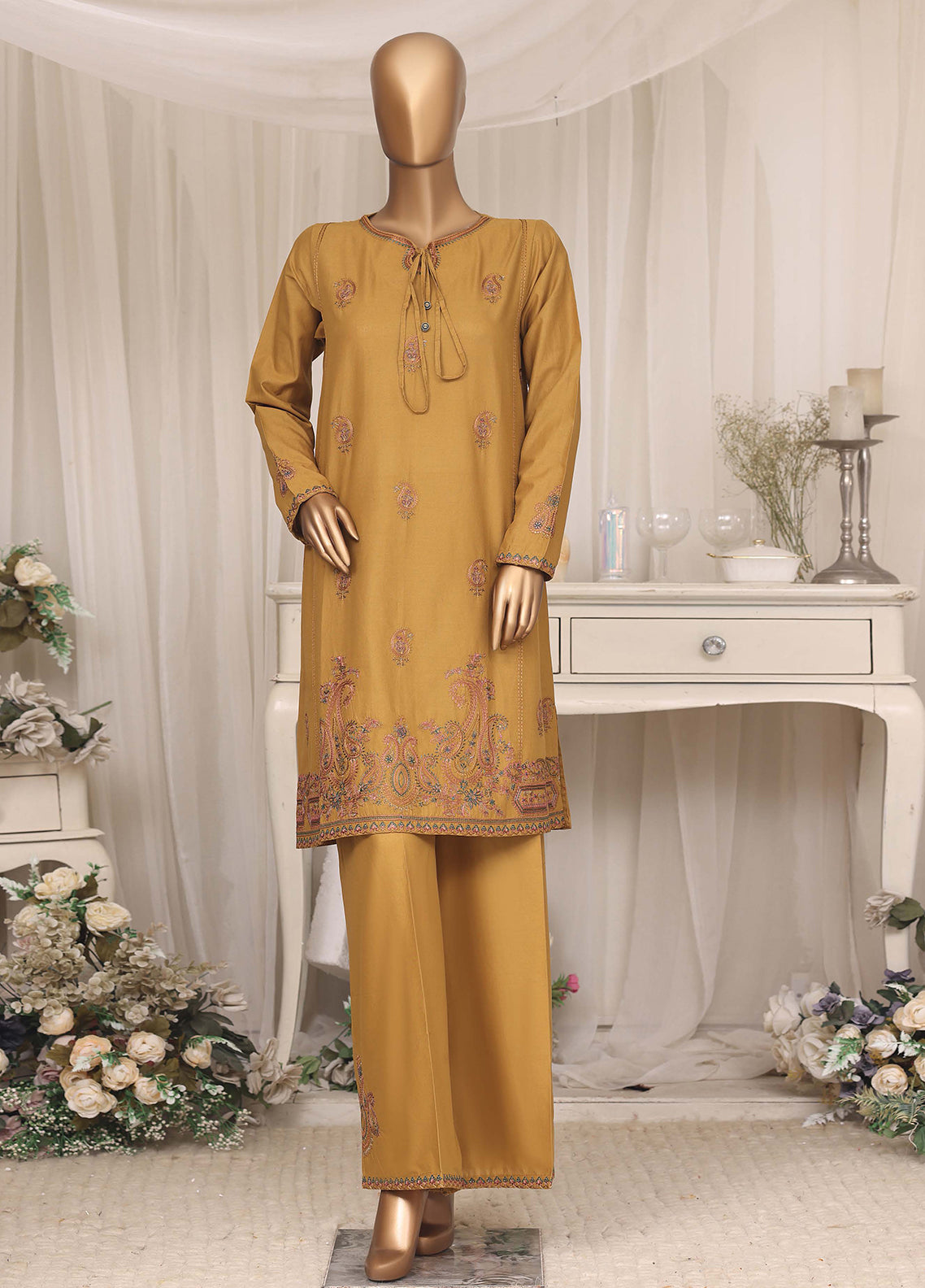 Bold & Slay By HZ Textiles Embroidered Lawn Co-Ords 2 Piece Stitched Suit HZ26B&S D-CSE-D-2602