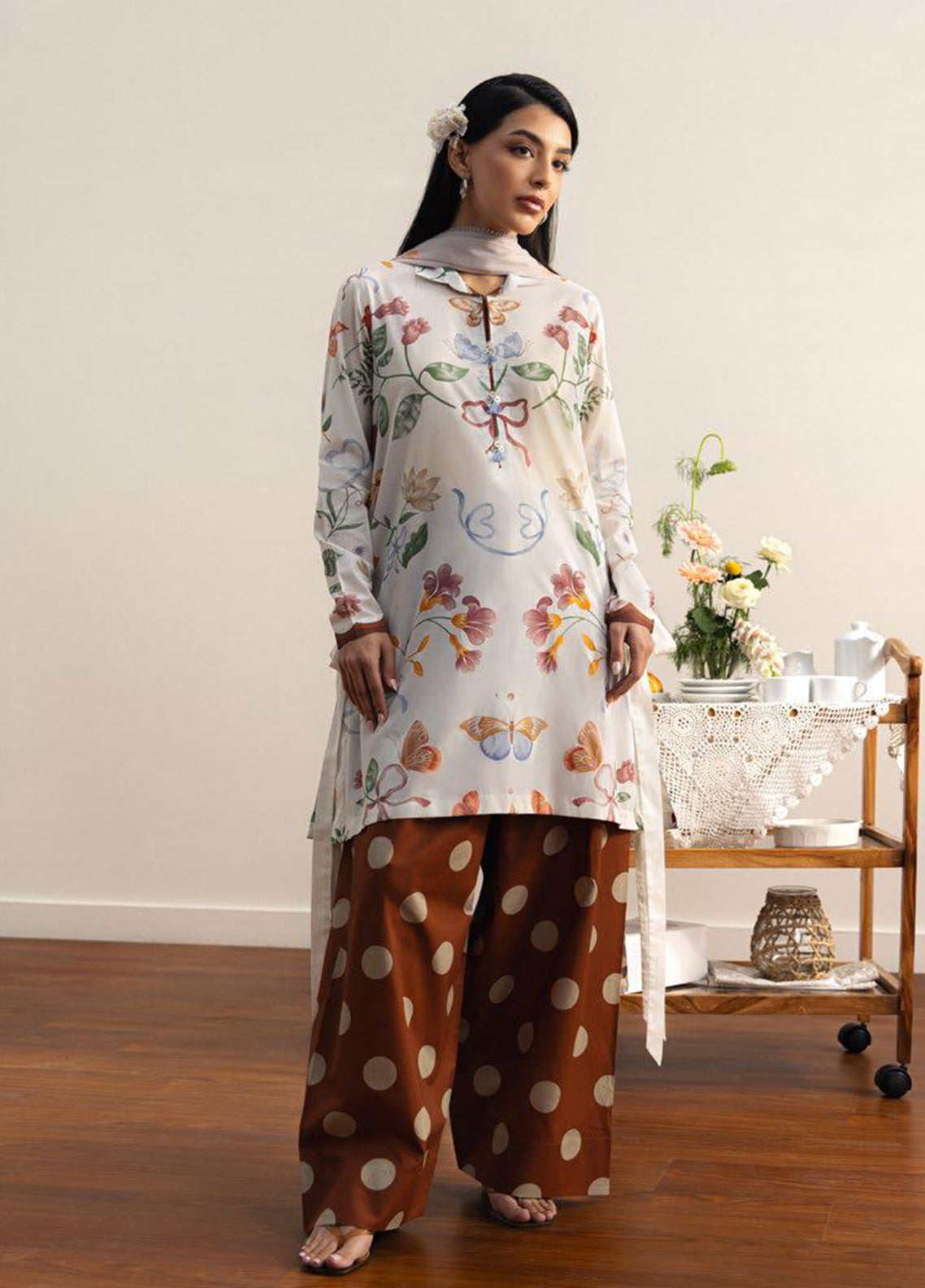 Coco By Zara Shahjahan Printed Lawn 3 Piece Unstitched Suit CZS26CPD2 D-YUKI 8A