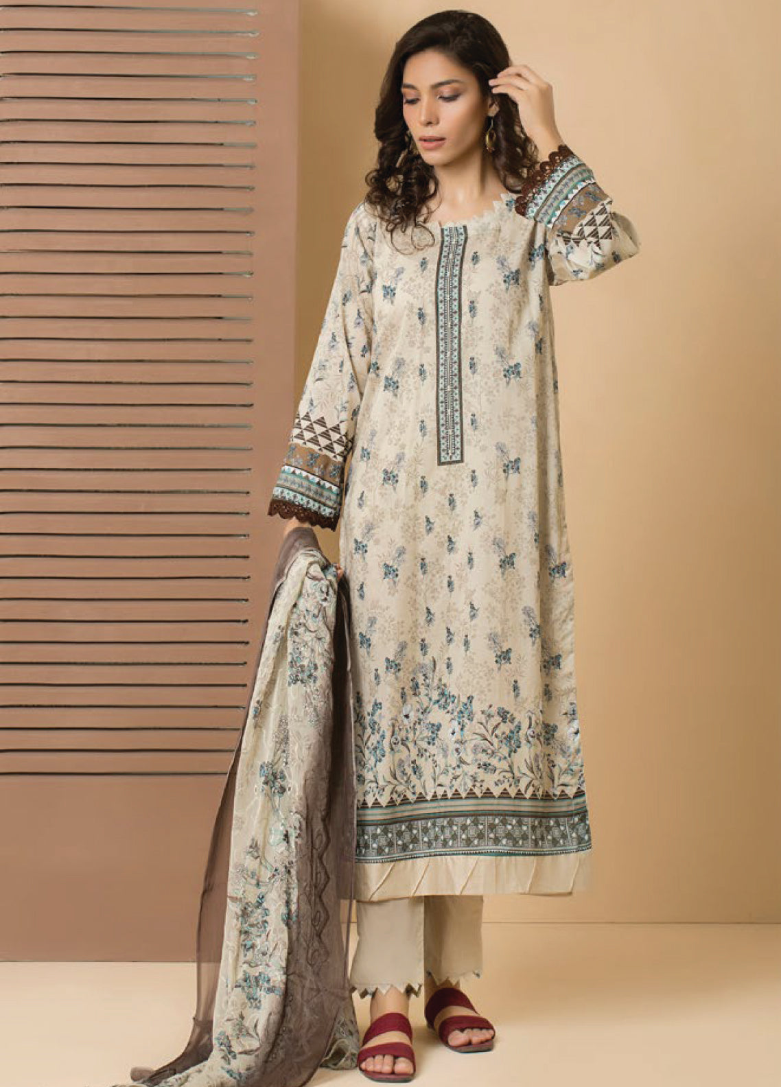 D#7744 Rashid Sevda Emb Lawn Collection 623