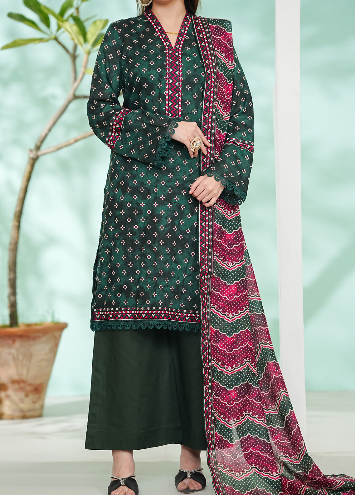 Daman By VS Textile Exclusive Printed Lawn 3 Piece Unstitched Suit VS26DEP D-847