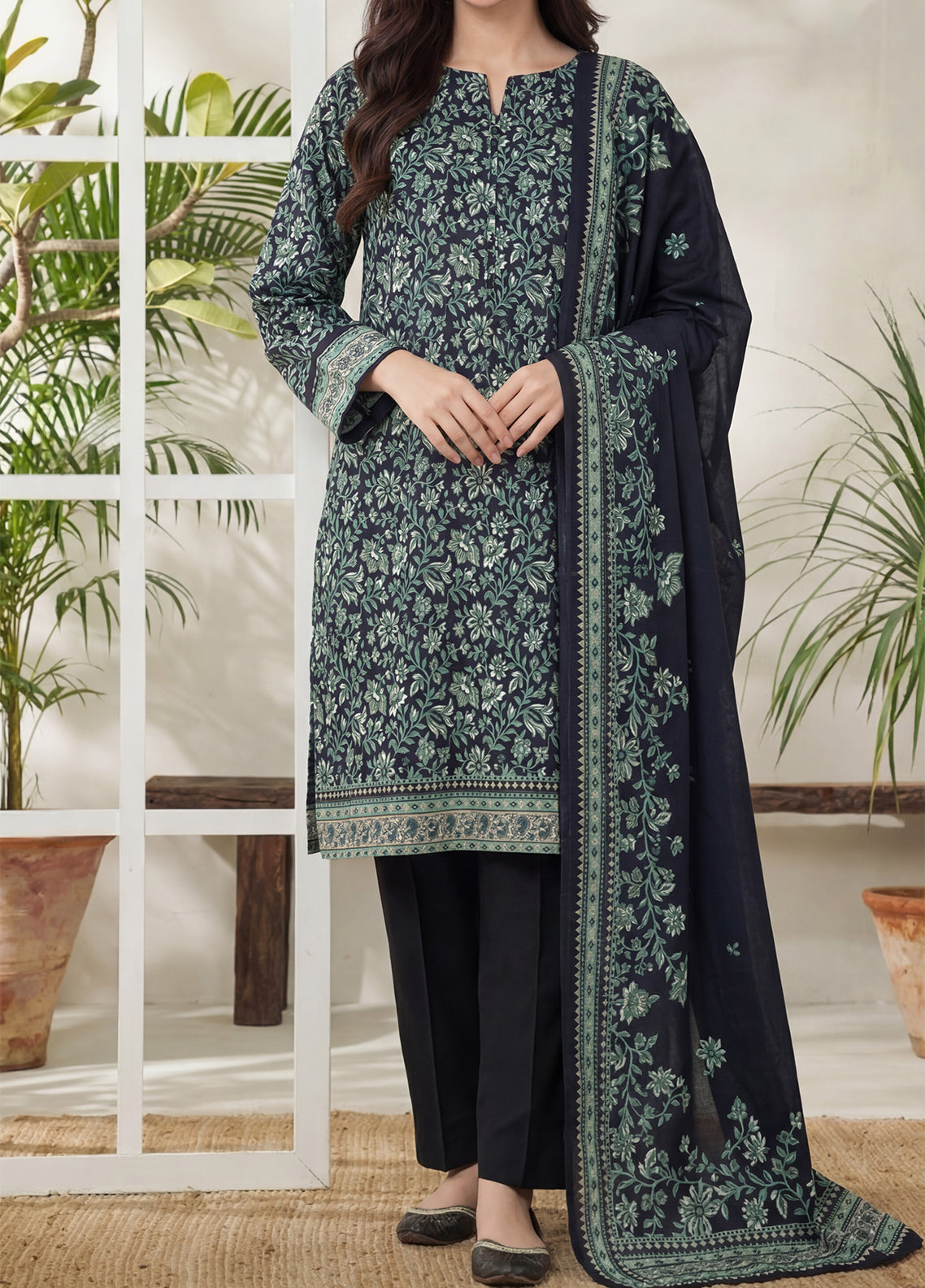 Daman By VS Textile Exclusive Printed Lawn 3 Piece Unstitched Suit VS26DEP D-851