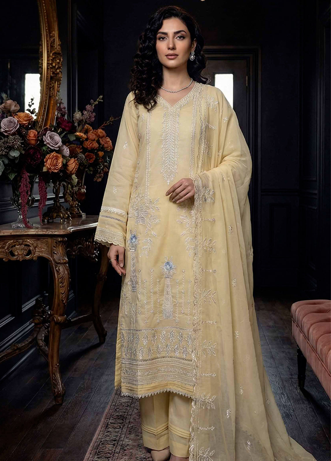 Dastaan By Noorjahan Embroidered Lawn 3 Piece Unstitched Suit NJ26DT D-02