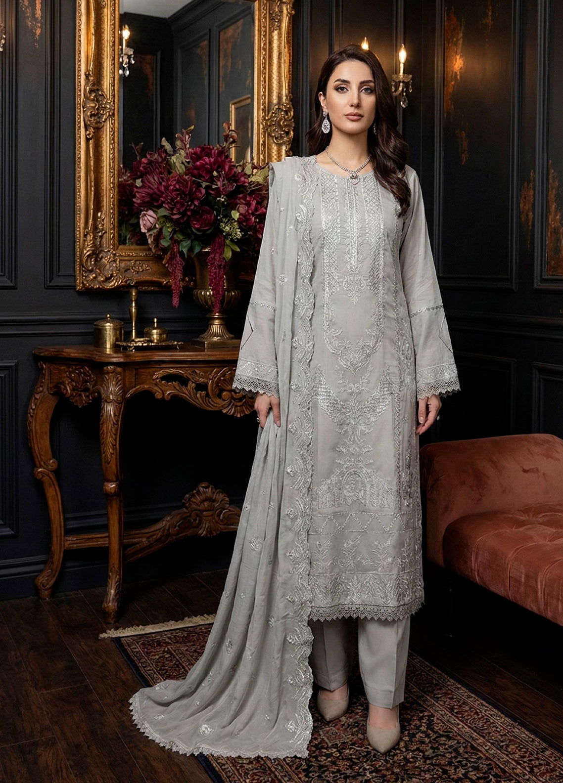 Dastaan By Noorjahan Embroidered Lawn 3 Piece Unstitched Suit NJ26DT D-07