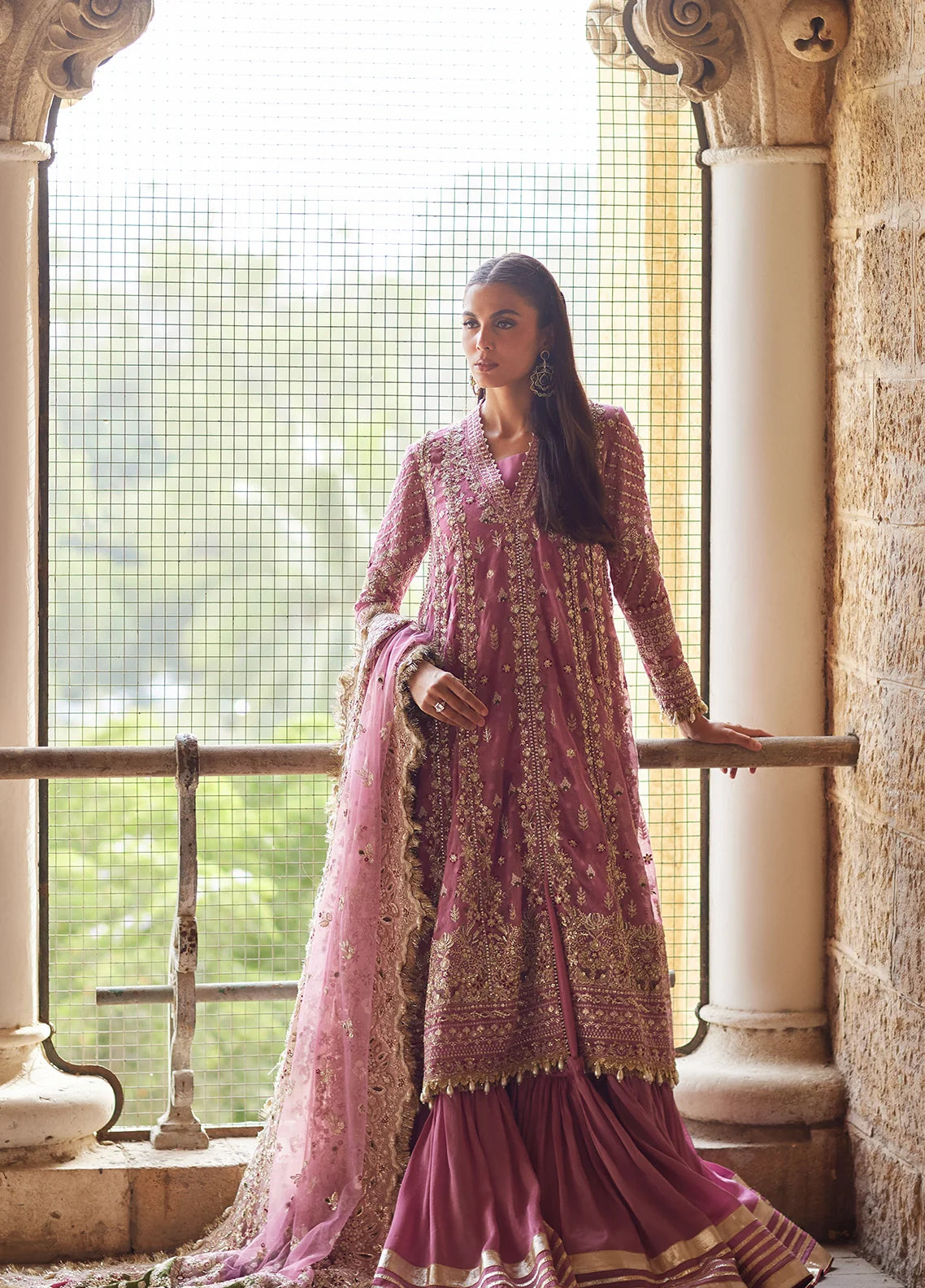 Dastangoi By Afrozeh Formals Embroidered Poly Net 3 Piece Unstitched Suit AF26DGF D-1215 RIWAYAT