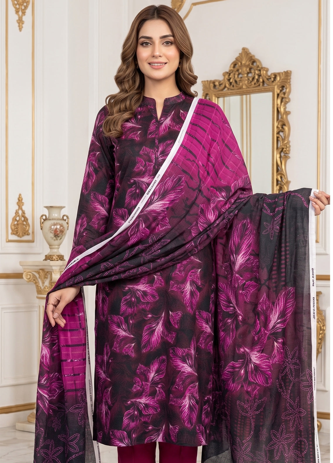 Dr Print By Schick Printed Lawn 2 Piece Unstitched Suit SDH26DPV14 D-08