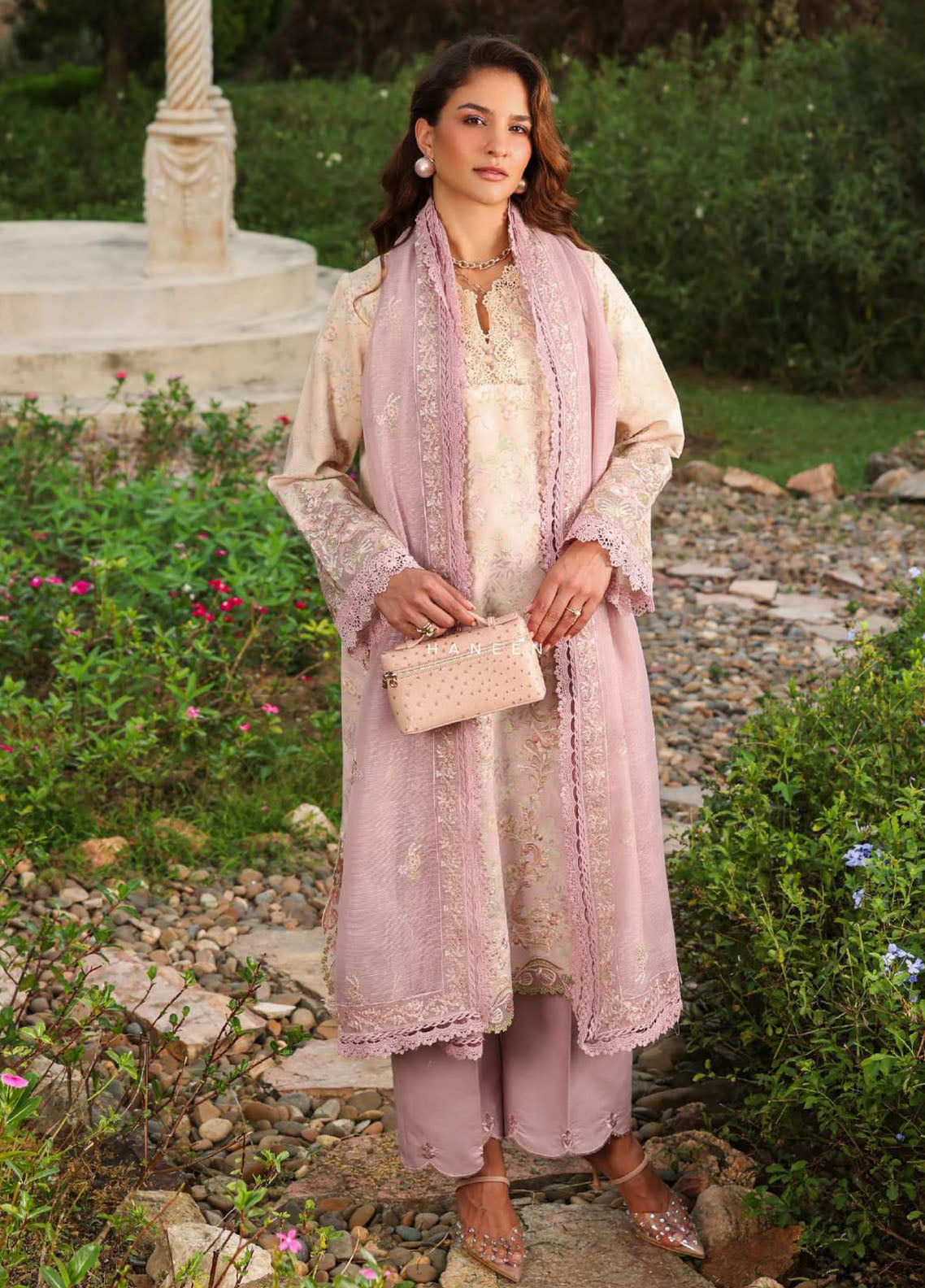 Florence by Rang Rasiya Embroidered Lawn 3 Piece Unstitched Suit RR26FL D-04 Haneen