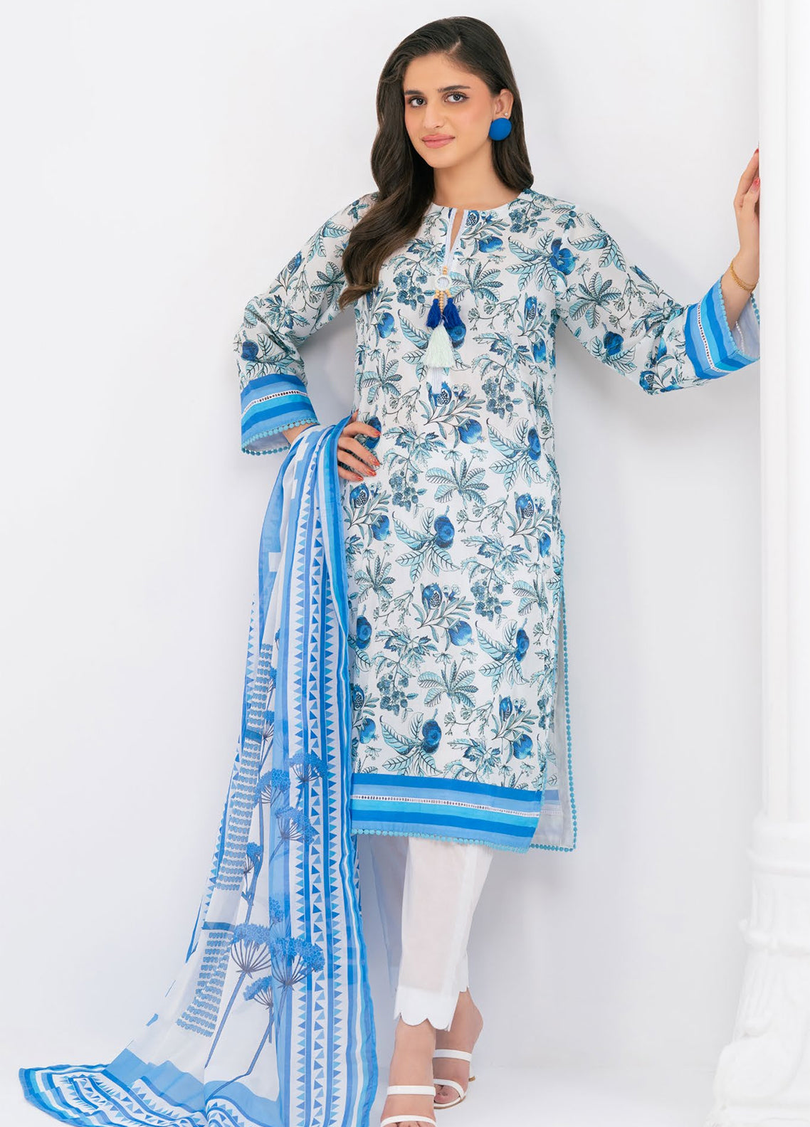 Gul Bahar Blossom By Gul Ahmed Printed Lawn 3 Piece Unstitched Suit GA26GBB D-CLP-52240