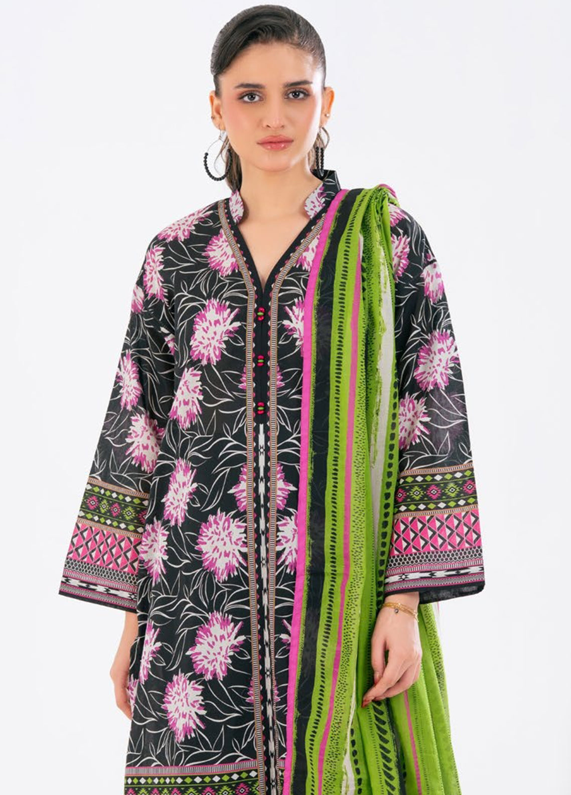 Gul Bahar Blossom By Gul Ahmed Printed Lawn 3 Piece Unstitched Suit GA26GBB D-CLP-52244
