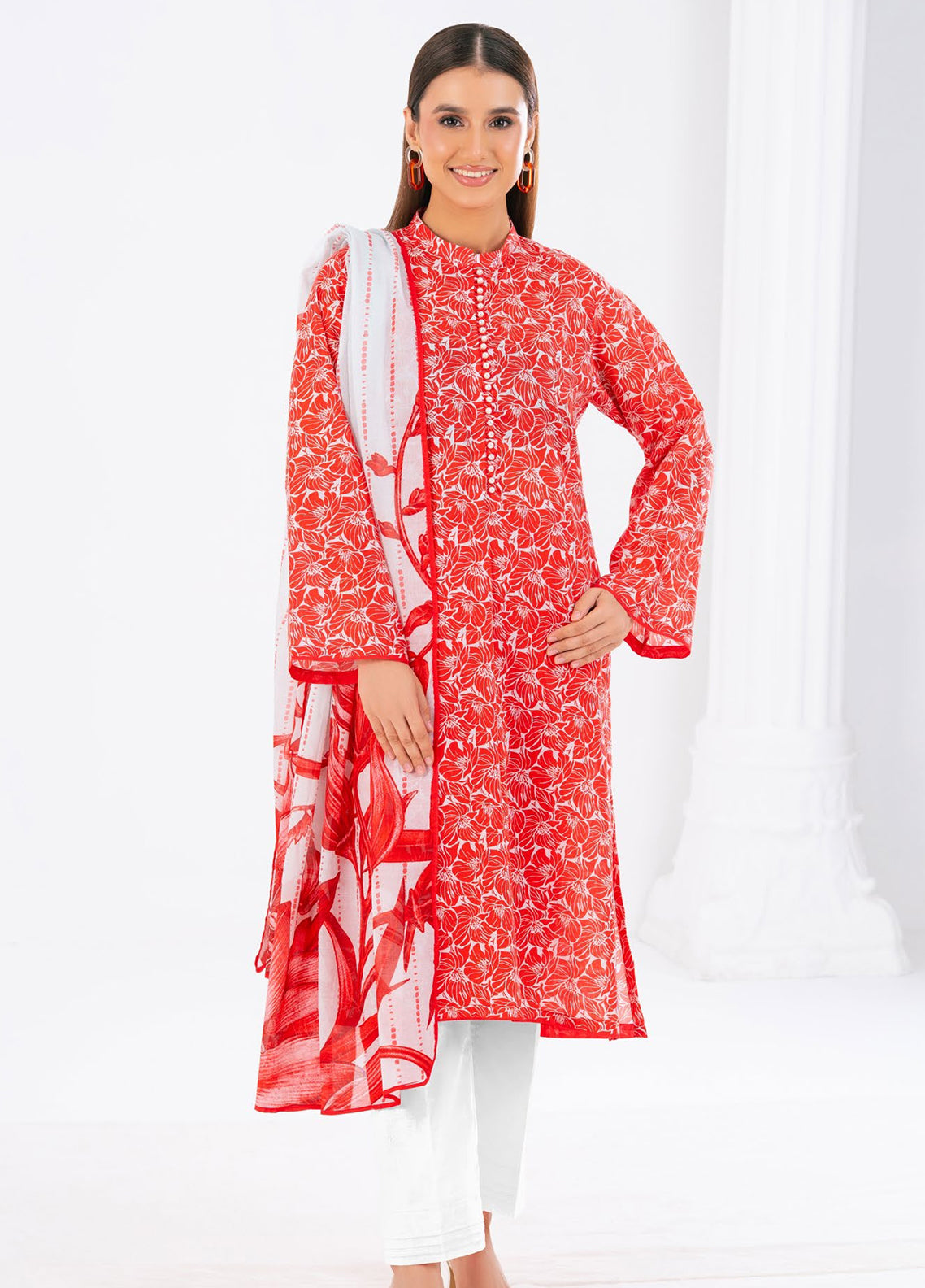 Gul Bahar Blossom By Gul Ahmed Printed Lawn 3 Piece Unstitched Suit GA26GBB D-CLP-52249