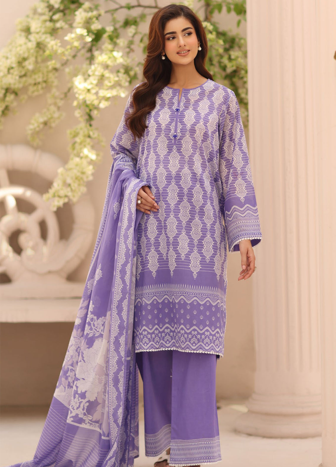 Gul Bahar Blossom By Gul Ahmed Printed Lawn 3 Piece Unstitched Suit GA26GBB D-CLP-62027