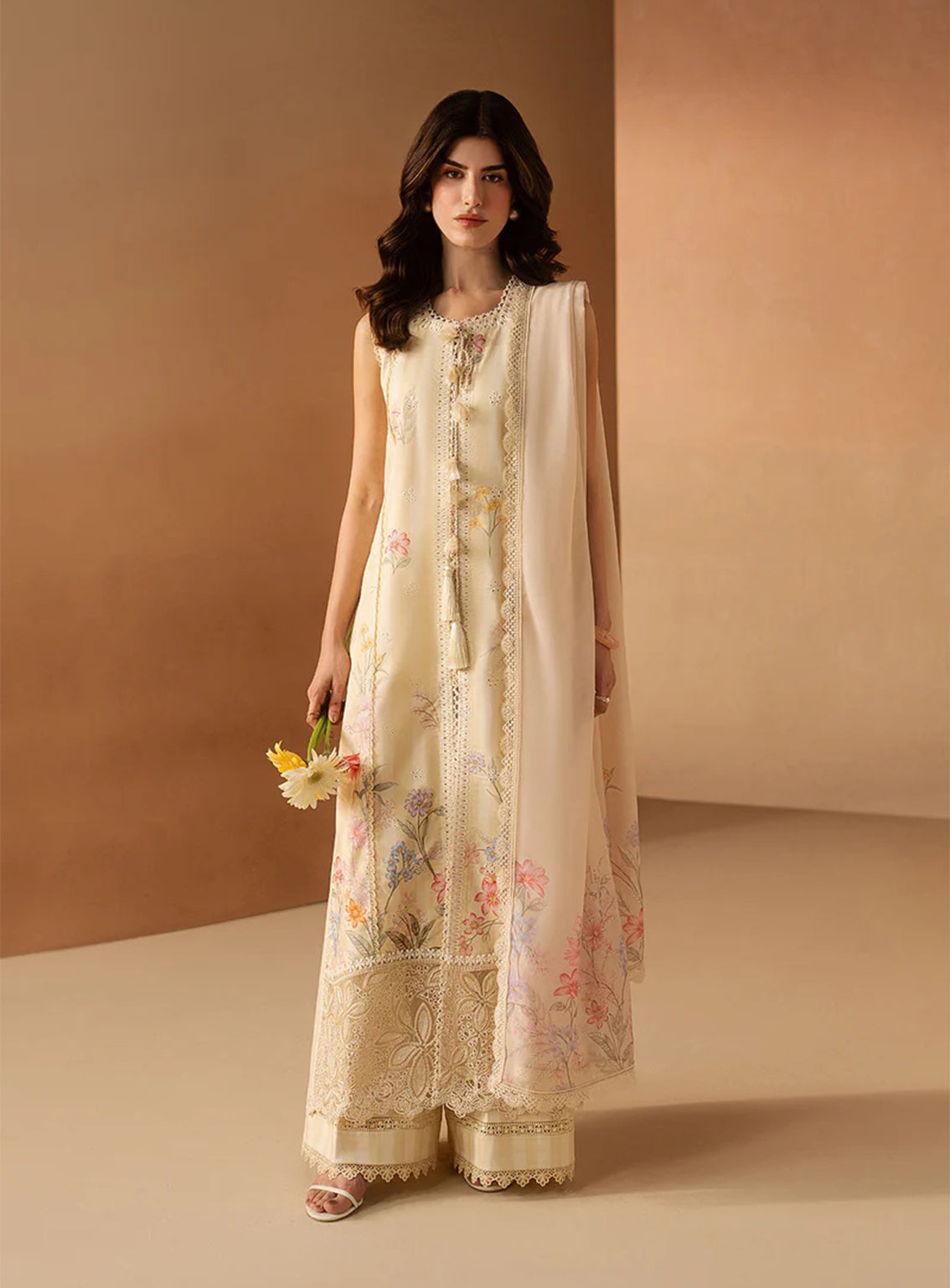 Haze A Prints By Afrozeh Embroidered Lawn 3 Piece Unstitched Suit AF26HAPSE D-FWU-104 HAZELEN YELLOW