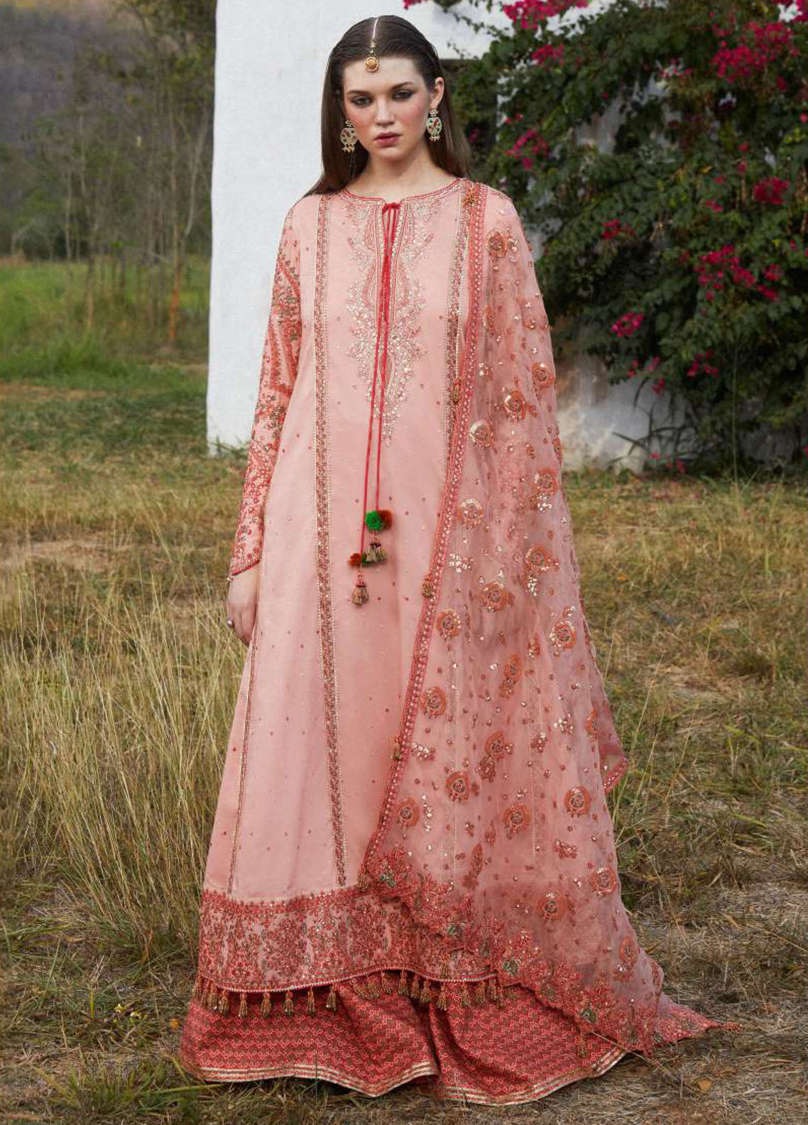 Hussain Rehar Embroidered Lawn Unstitched 3 Piece Suit - HR24EL NAYRA