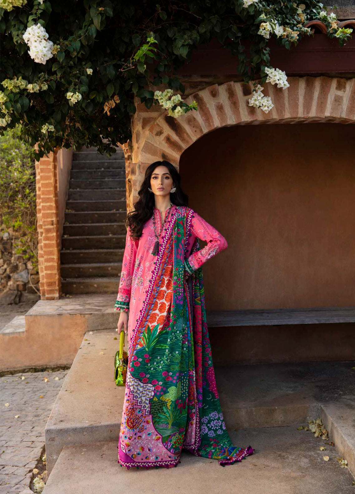 Ilana By Republic Womenswear Embroidered Lawn Unstitched 3 Piece Suit - RW24IL 1A