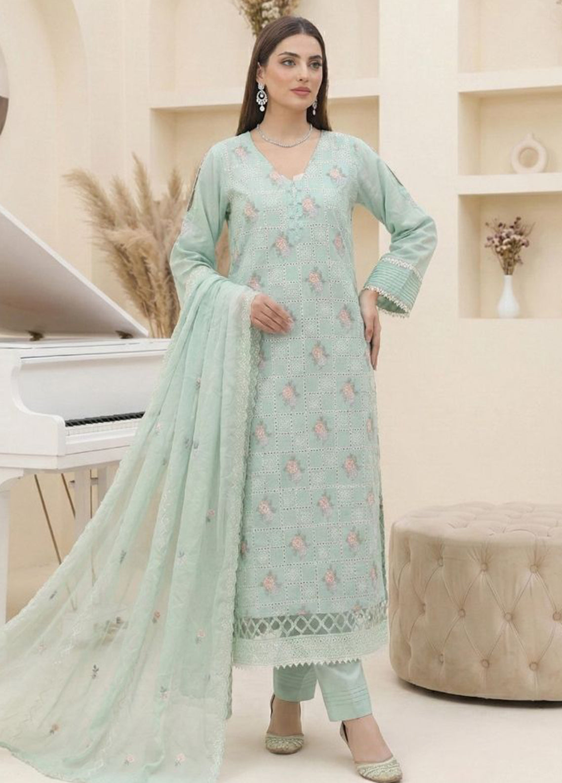 Jaan-E-Jaana By Noorjahan Embroidered Lawn 3 Piece Unstitched Suit NJ26JJ D-06