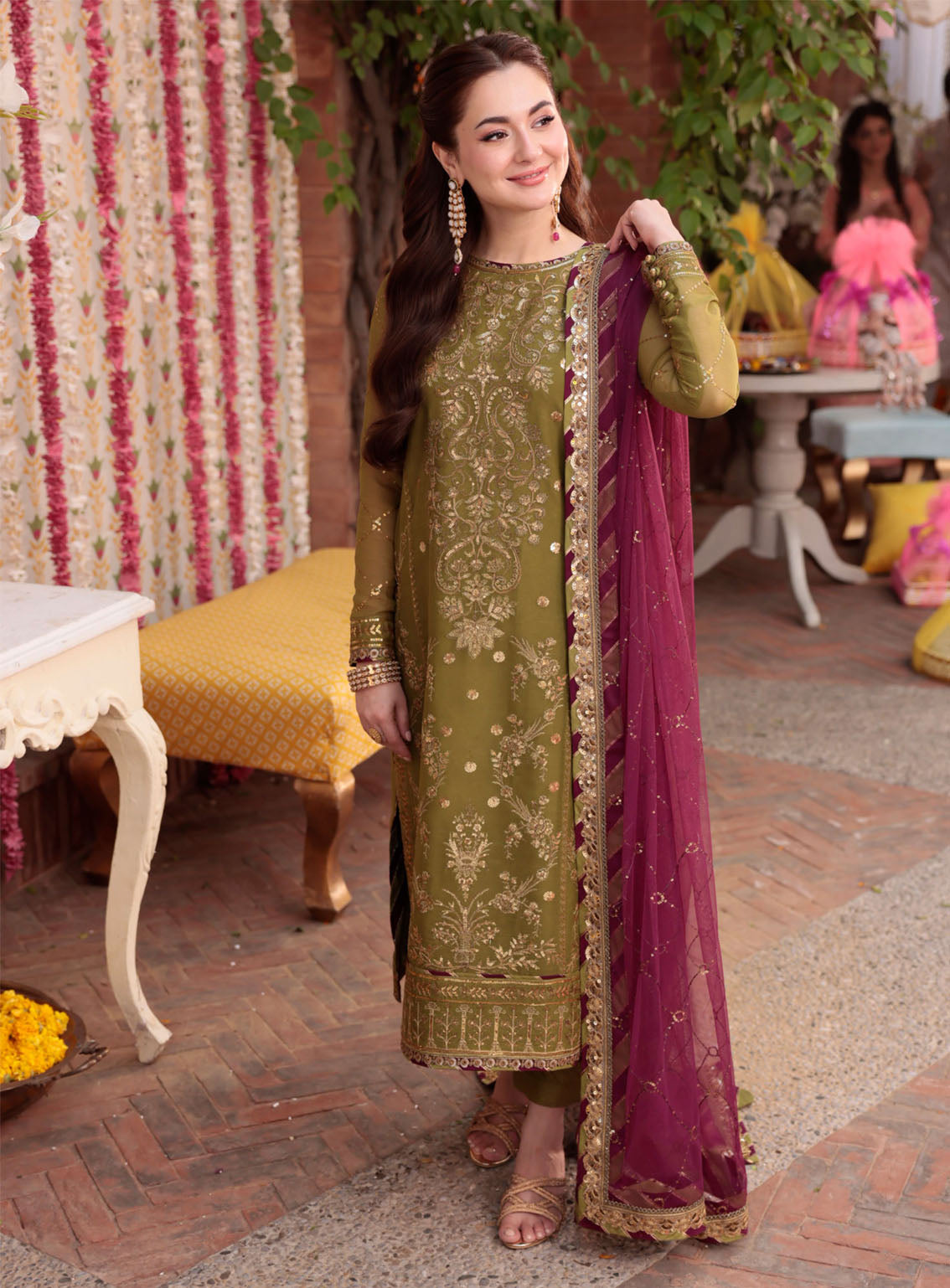 Jag Mag By Asim Jofa Embroidered Chiffon Suits Unstitched 3 Piece - AJ24JM AJMJ-16