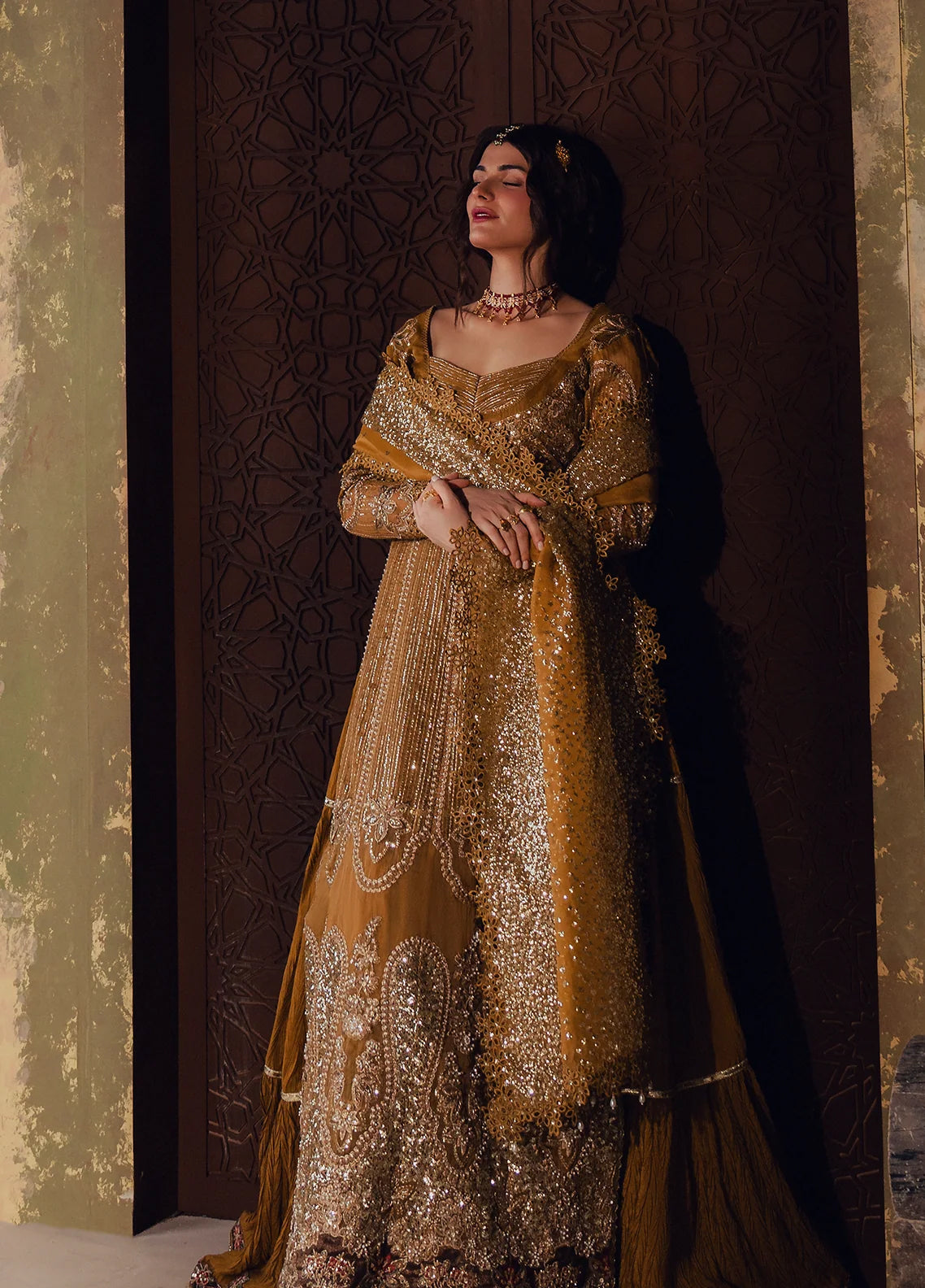 Jahanara By Zarposh Formals Embroidered Organza 3 Piece Unstitched Suit ZP26JF D-AREZOO