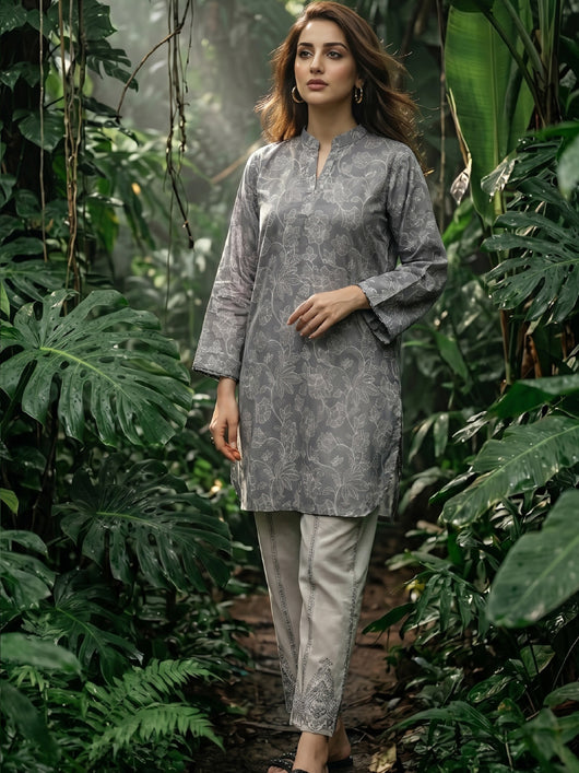 Jogi By Noorma Kaamal Printed Twisted Lawn 2 Piece Stitched Suit NK26JPV3 D-54