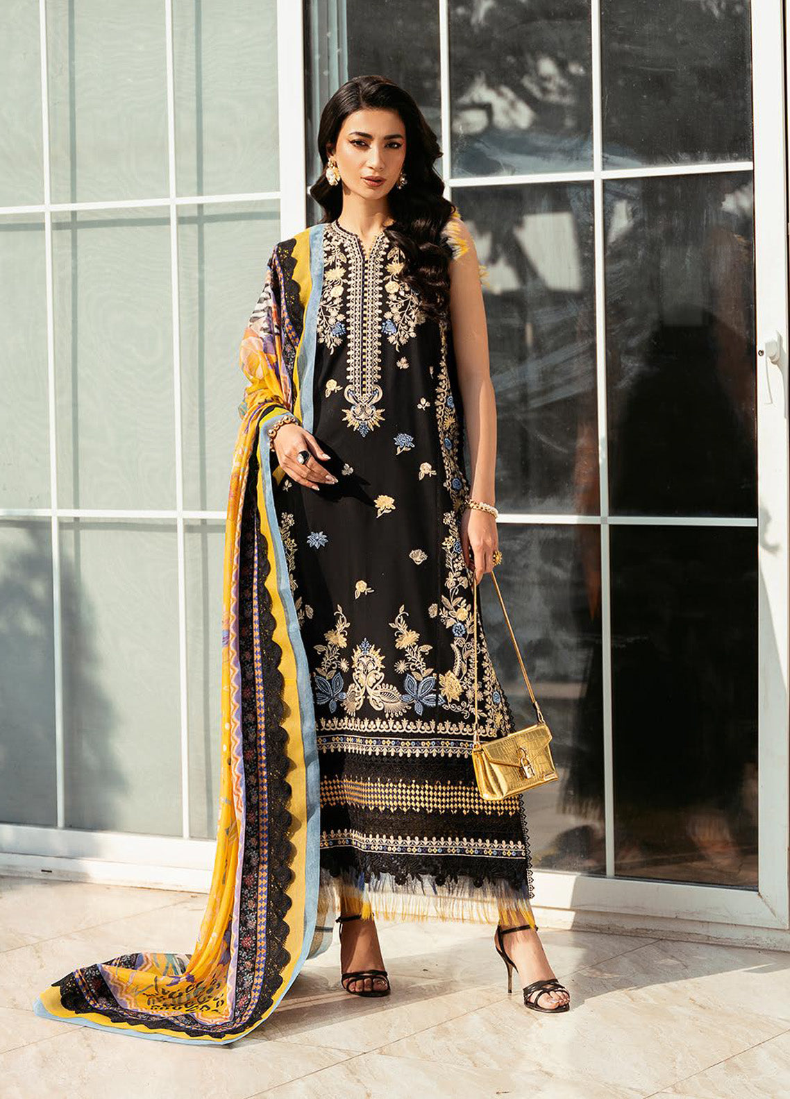 Kayra by Bin Ilyas Embroidered Lawn Suits Unstitched 3 Piece - BI25KL 317A